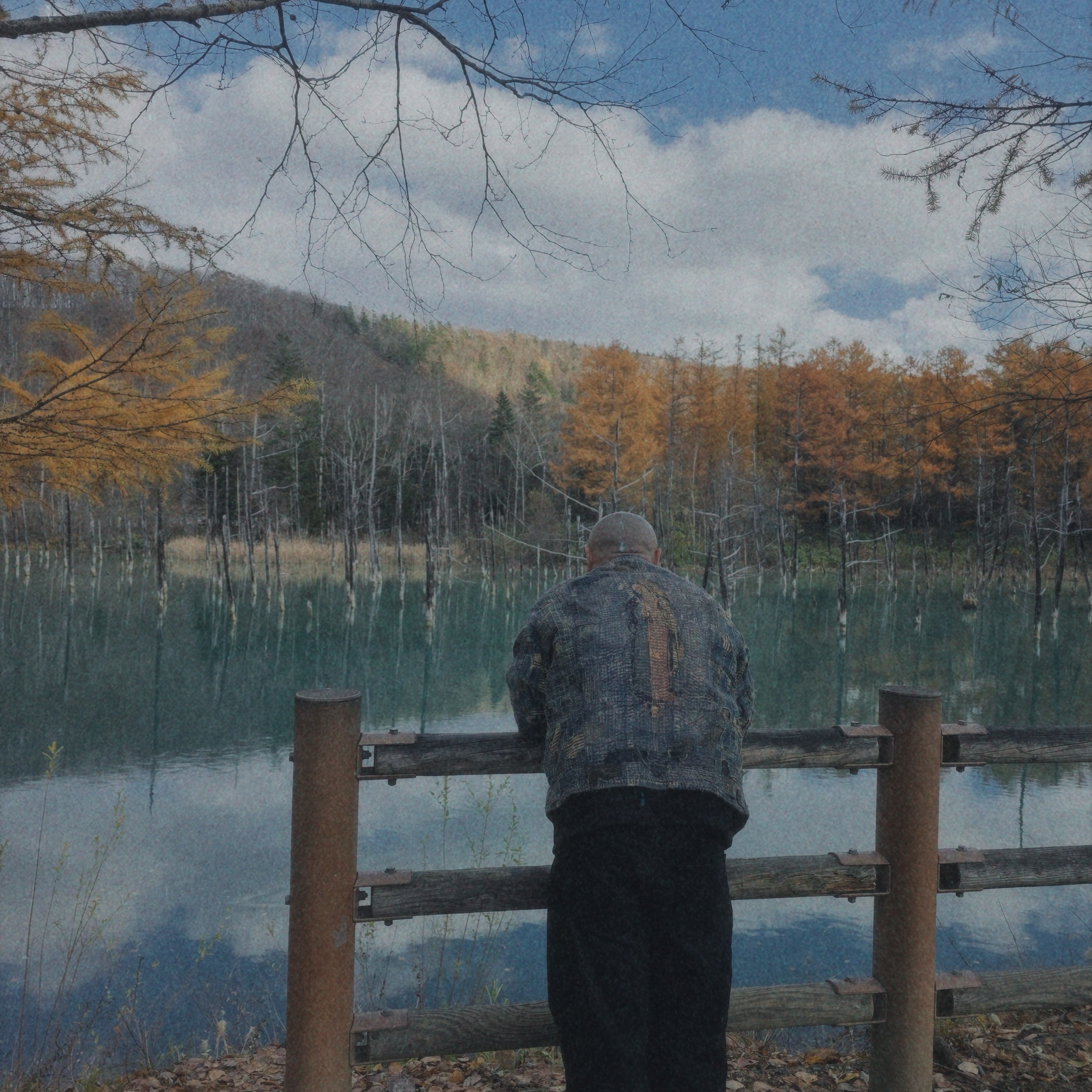 Kapital Boro Zip Up Indigo 착용 스타일