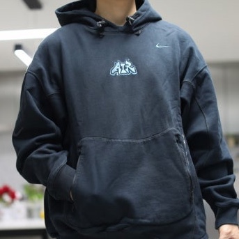 Nike x Off-White NRG Fleece Hoodie Black - Asia 착용 스타일
