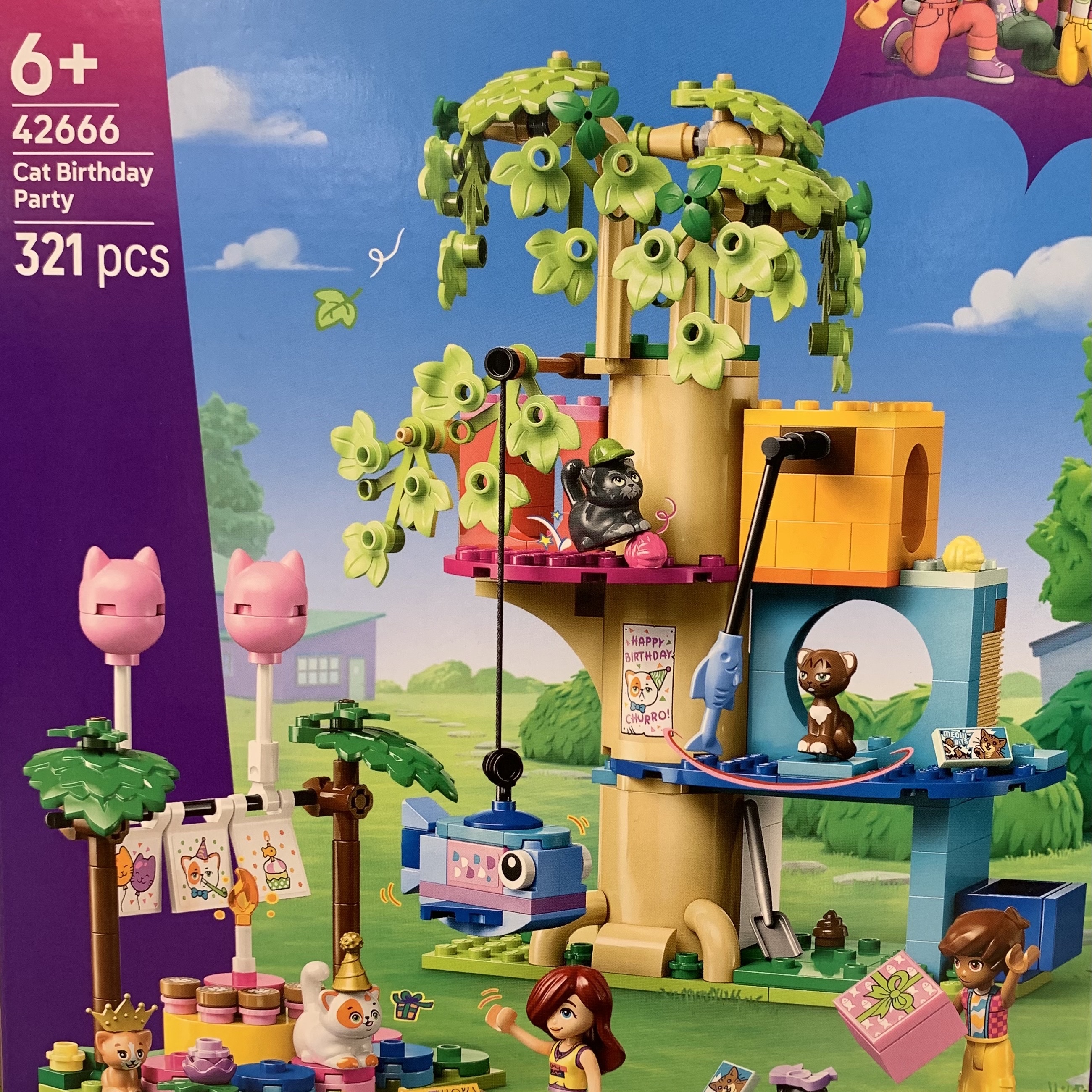 Lego Friends Cat Birthday Party and Tree House 착용 스타일