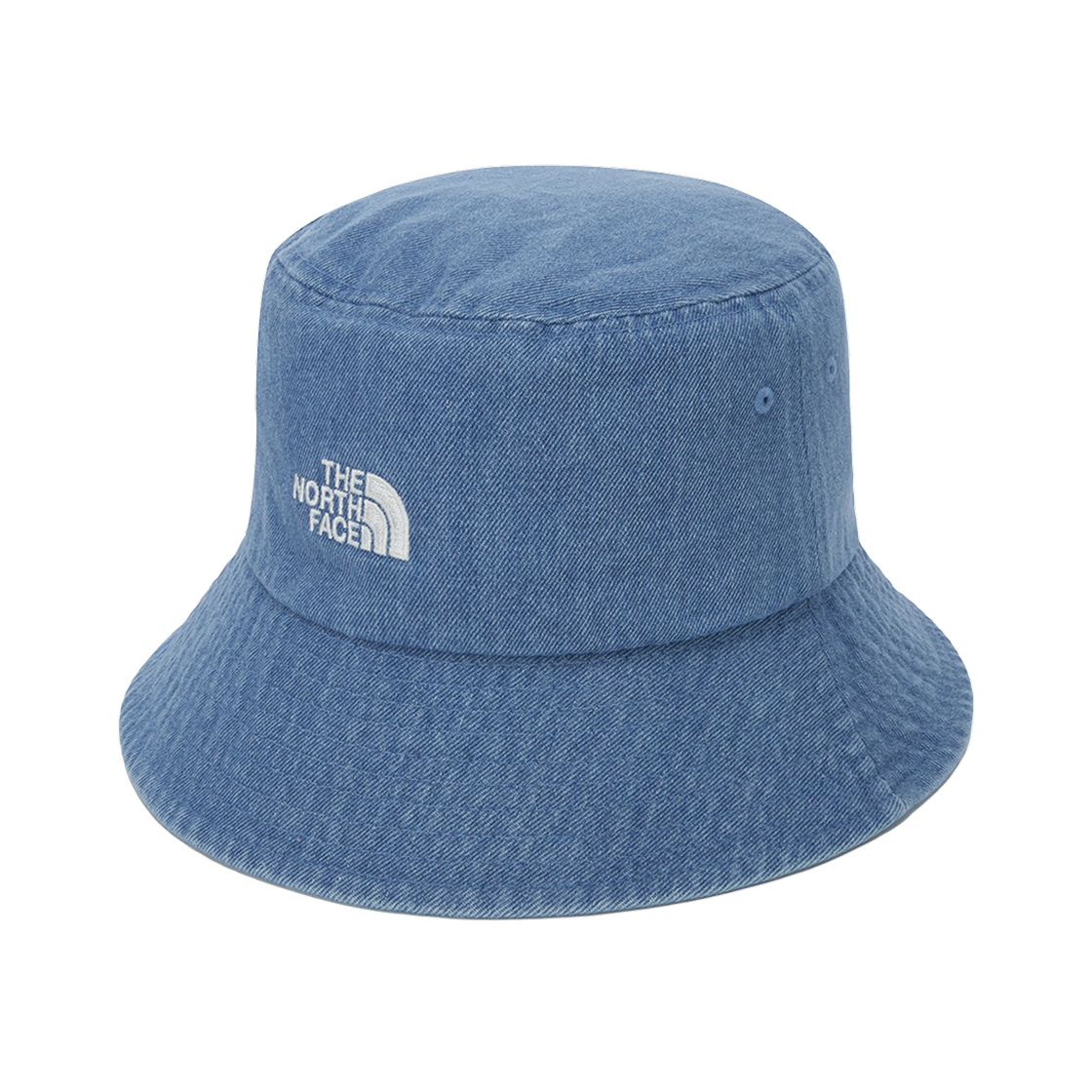 NE3HR52B The North Face TNF Logo Bucket Hat Denim Blue - 25FW