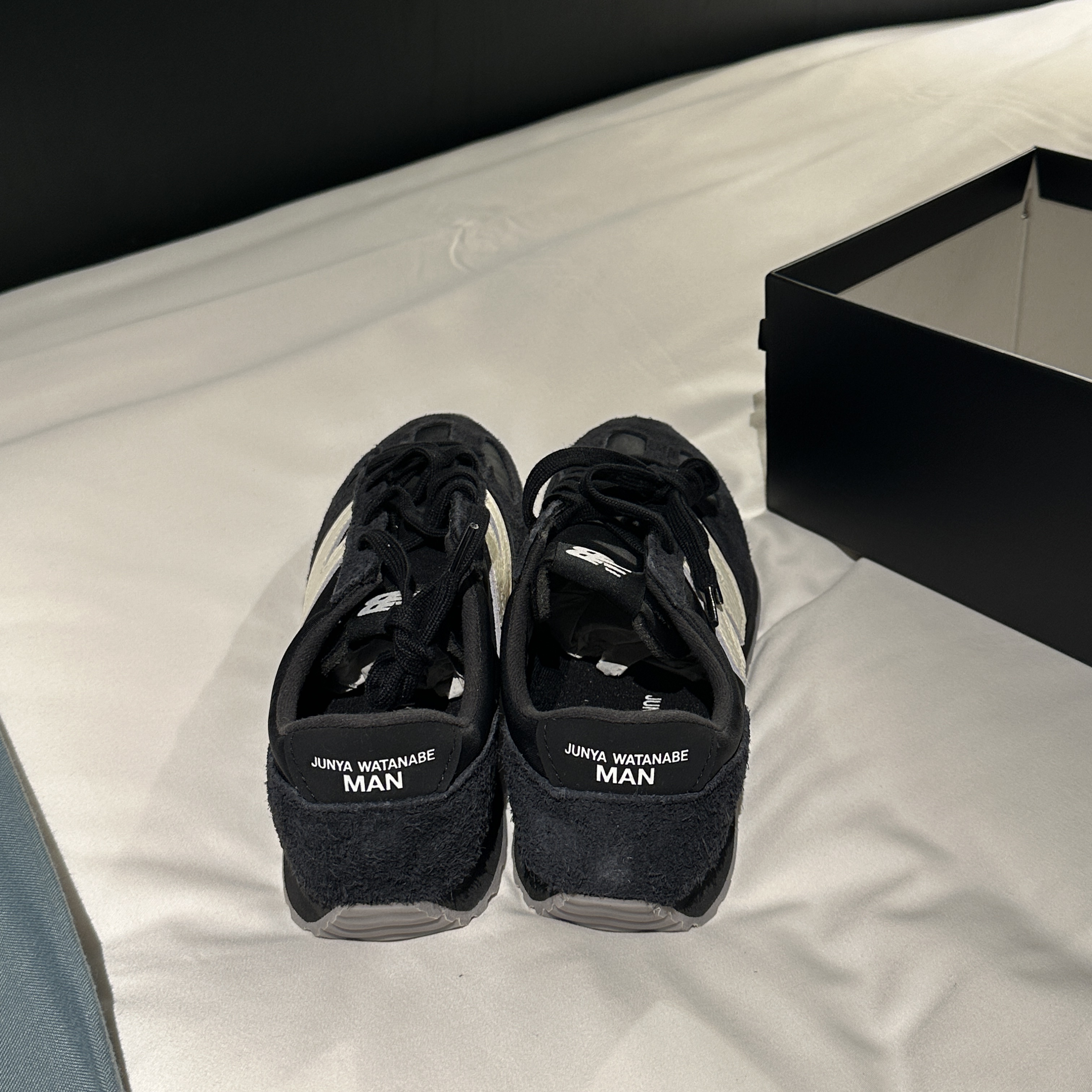 New Balance x Junya Watanabe Man 471 Black 착용 스타일 - 2