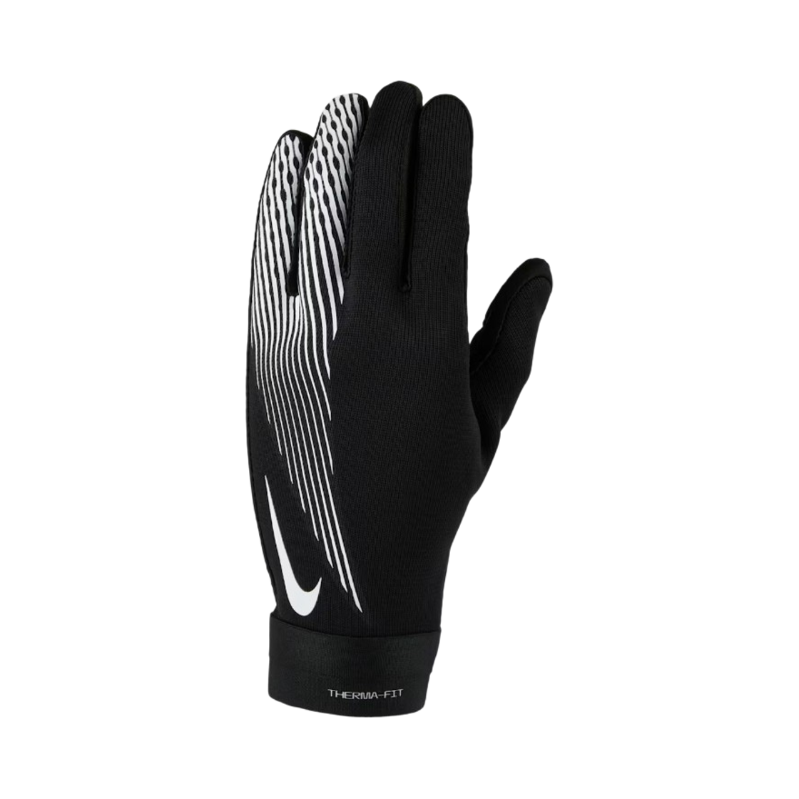 HF0546-011 Nike Therma-Fit Academy Football Gloves Black White