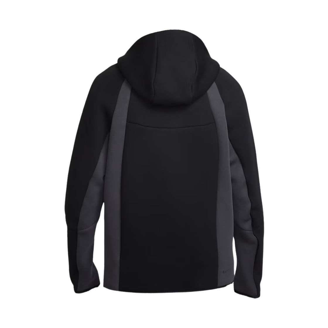 나이키 테크 컬러블록 풀집 플리스 윈드러너 자켓 블랙 앤트러사이트 - 아시아(Nike Tech Color-Block Full-Zip Fleece Windrunner Jacket Black Anthracite - Asia) - 2