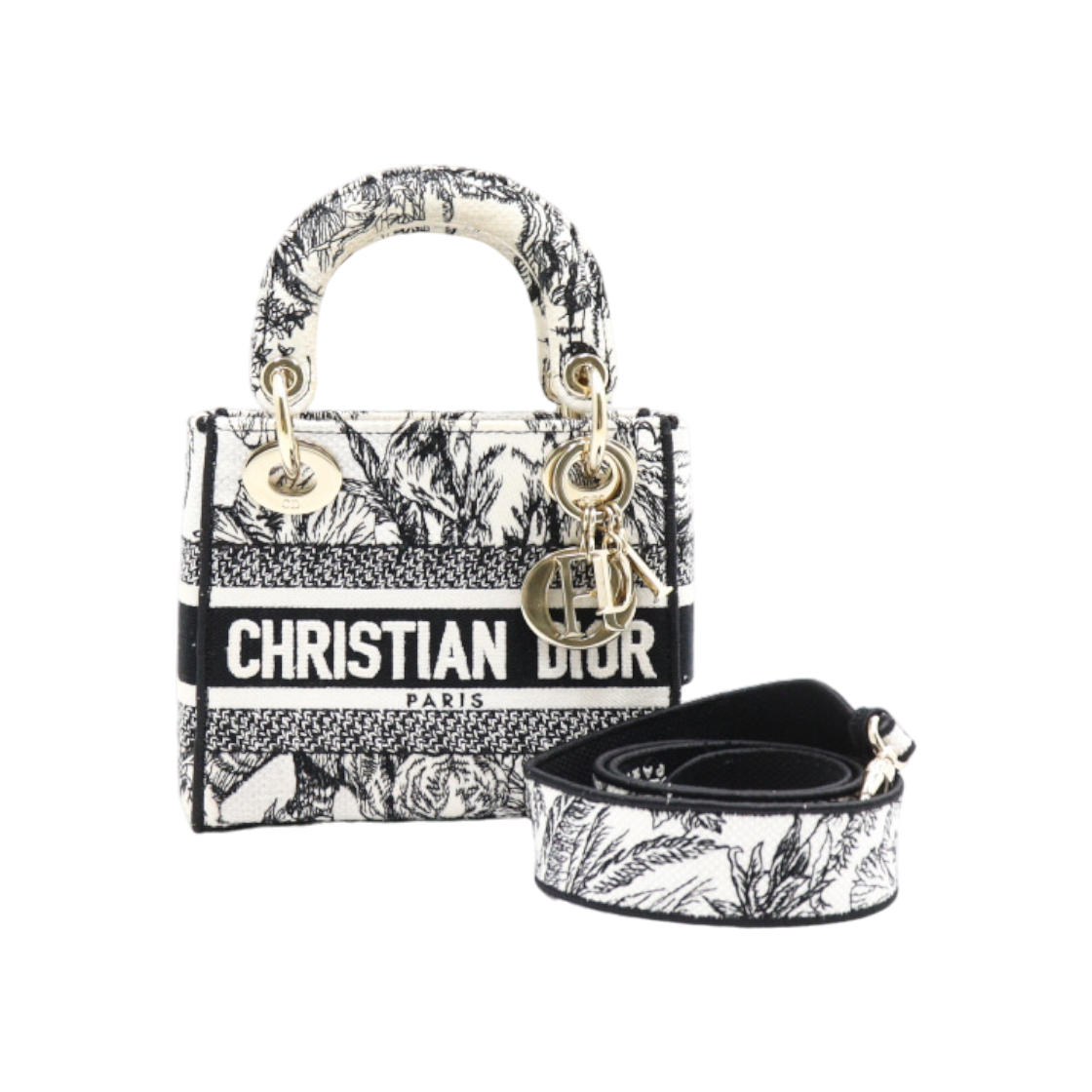디올 M0500OEUP 레이디 디라이트 자수 미니 토트백 겸 숄더백 aa42357(Dior Lady Delight Embroidered Mini Tote & Shoulder Bag M0500OEUP)