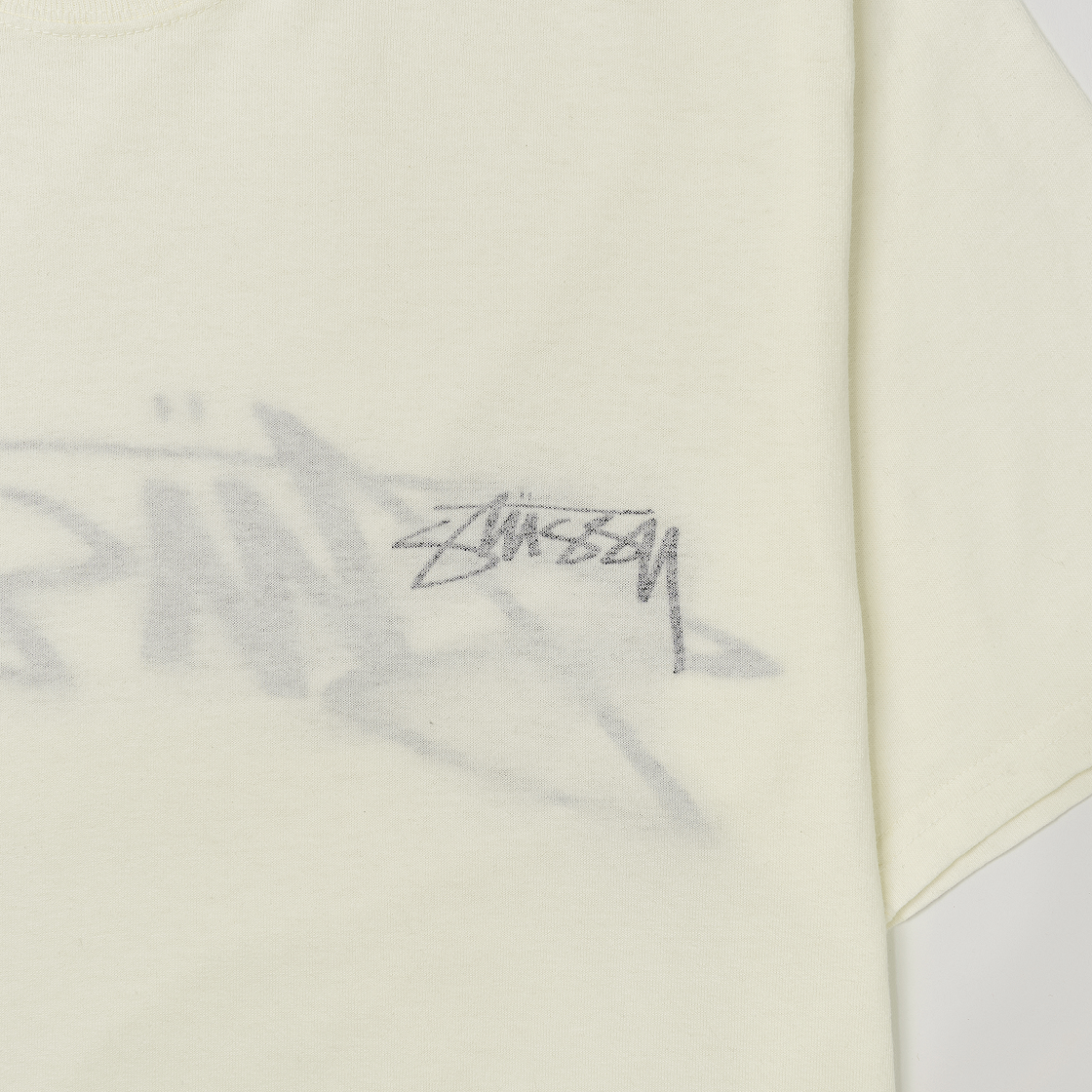 스투시 스무스 리버스 피그먼트 다이드 티셔츠 내츄럴(Stussy Smooth Reverse Pigment Dyed T-Shirt Natural) - 4