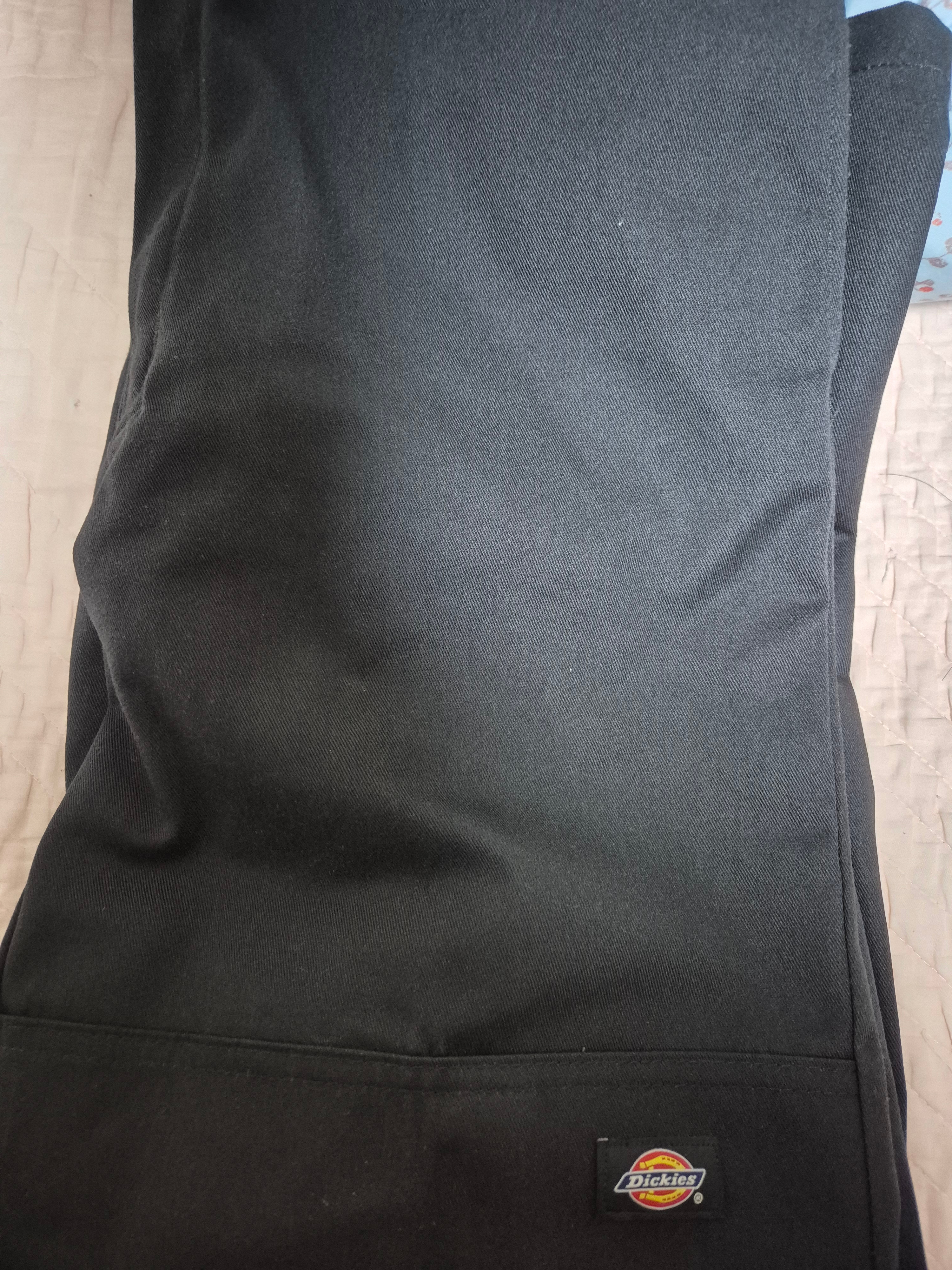 Dickies Loose Fit Double Knee Work Pants Black 착용 스타일
