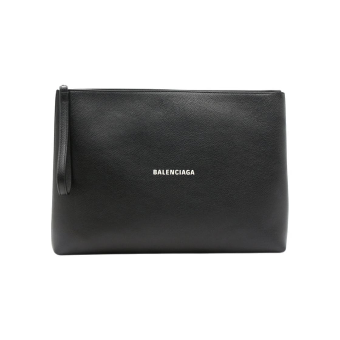 ITFADUTOWLWI Balenciaga Logo Cash Handle Strap Large Clutch Bag