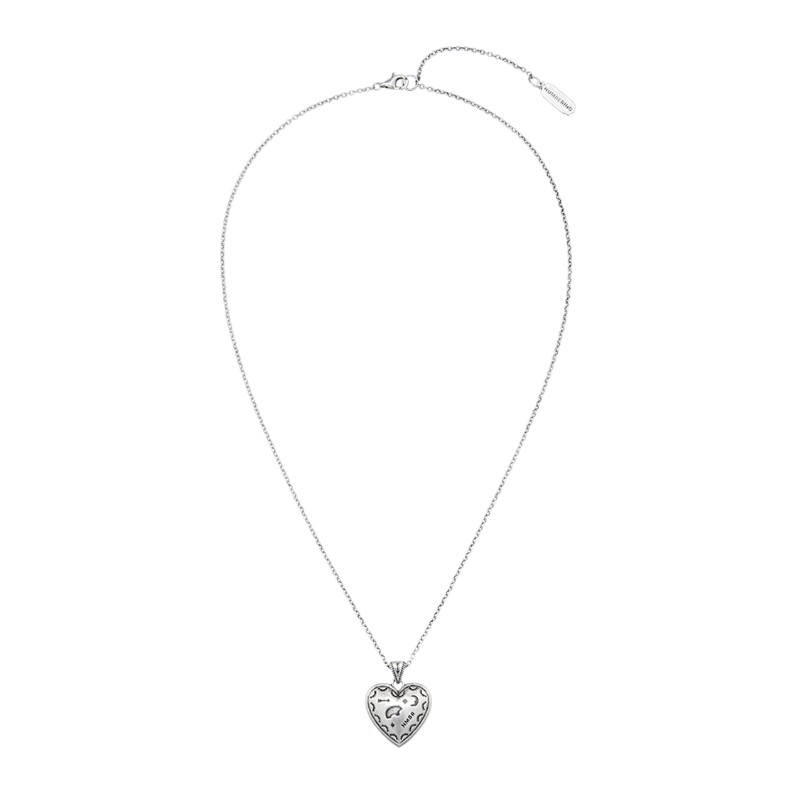 넘버링 #6762 나바조 심볼 하트 펜던트 네크리스