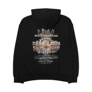 Wooyoungmi Chandelier Graphic Hooded T-Shirt Black - 25FW