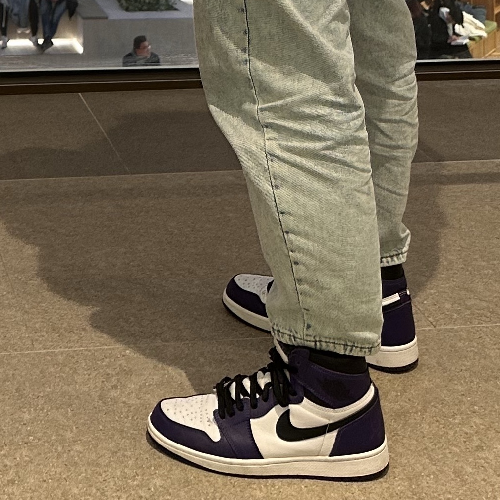 Jordan 1 Retro High OG Court Purple 2020 착용 스타일