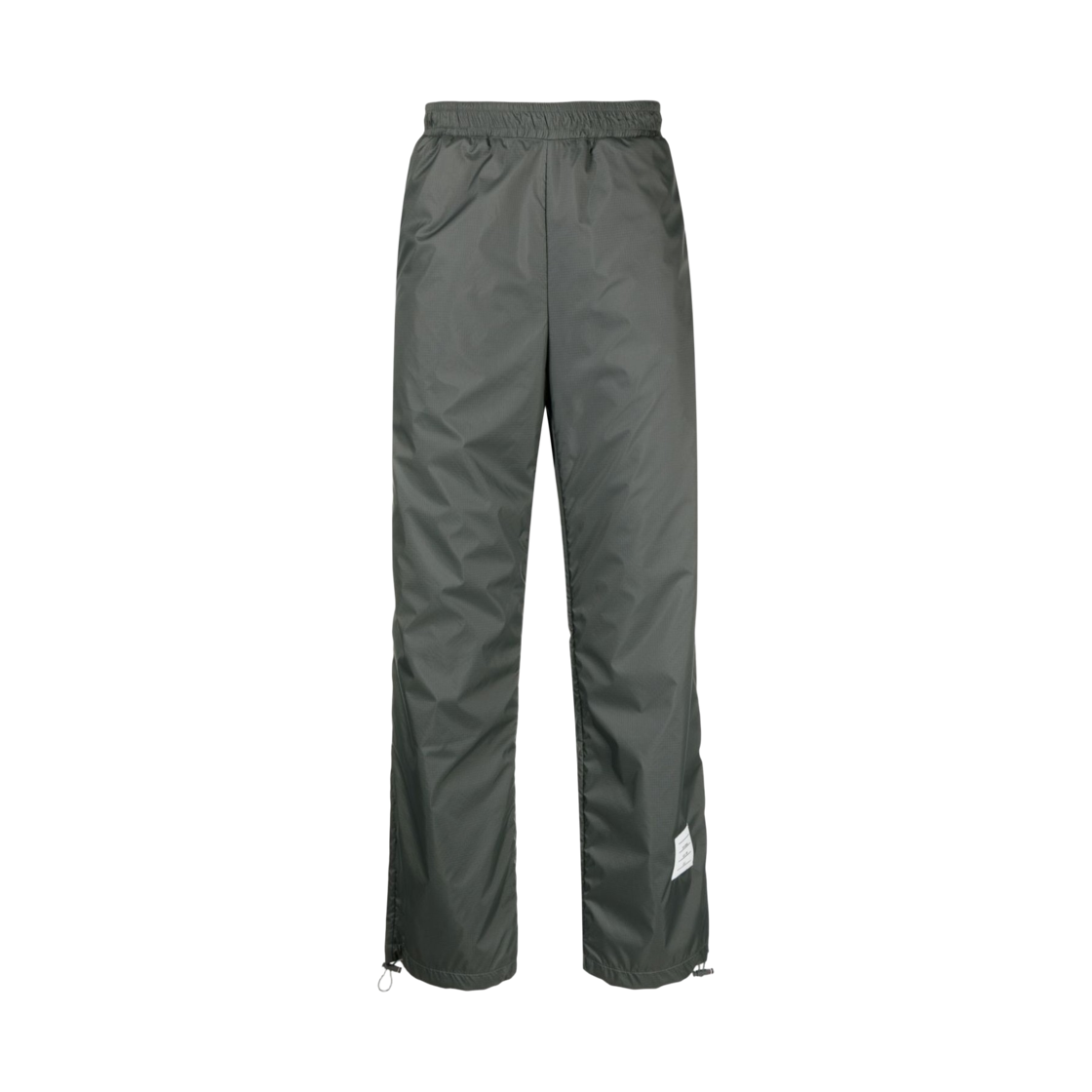 MJQ208A-06859-045 Thom Browne Ripstop Cricket Stripe Pants Silver