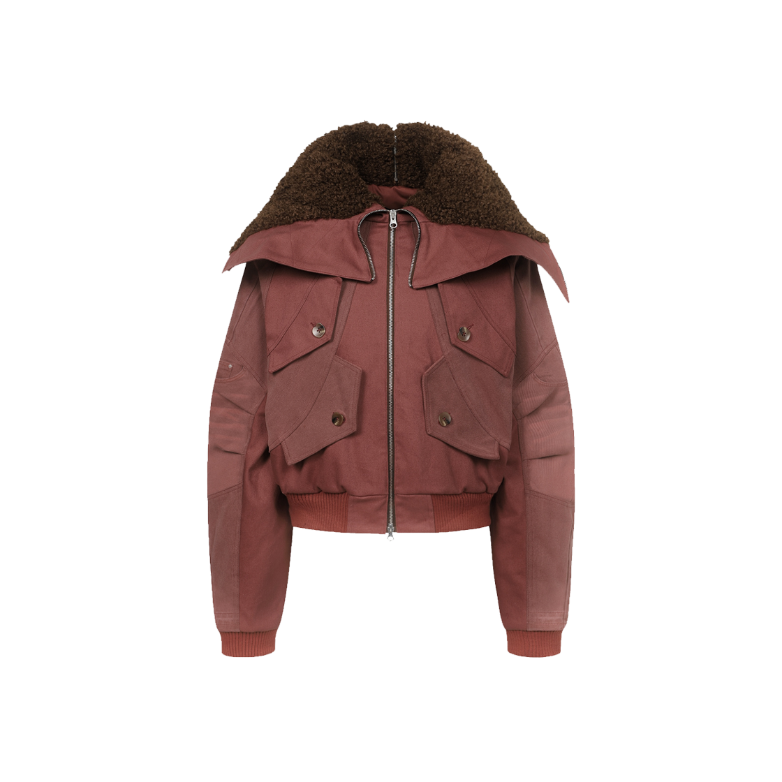 써저리 x 프랑켄슈타인 크리처 엑소-쉘 후드 데님 자켓 레드(Surgery x Frankenstein Creature Exo-Shell Hood Denim Jacket Red)