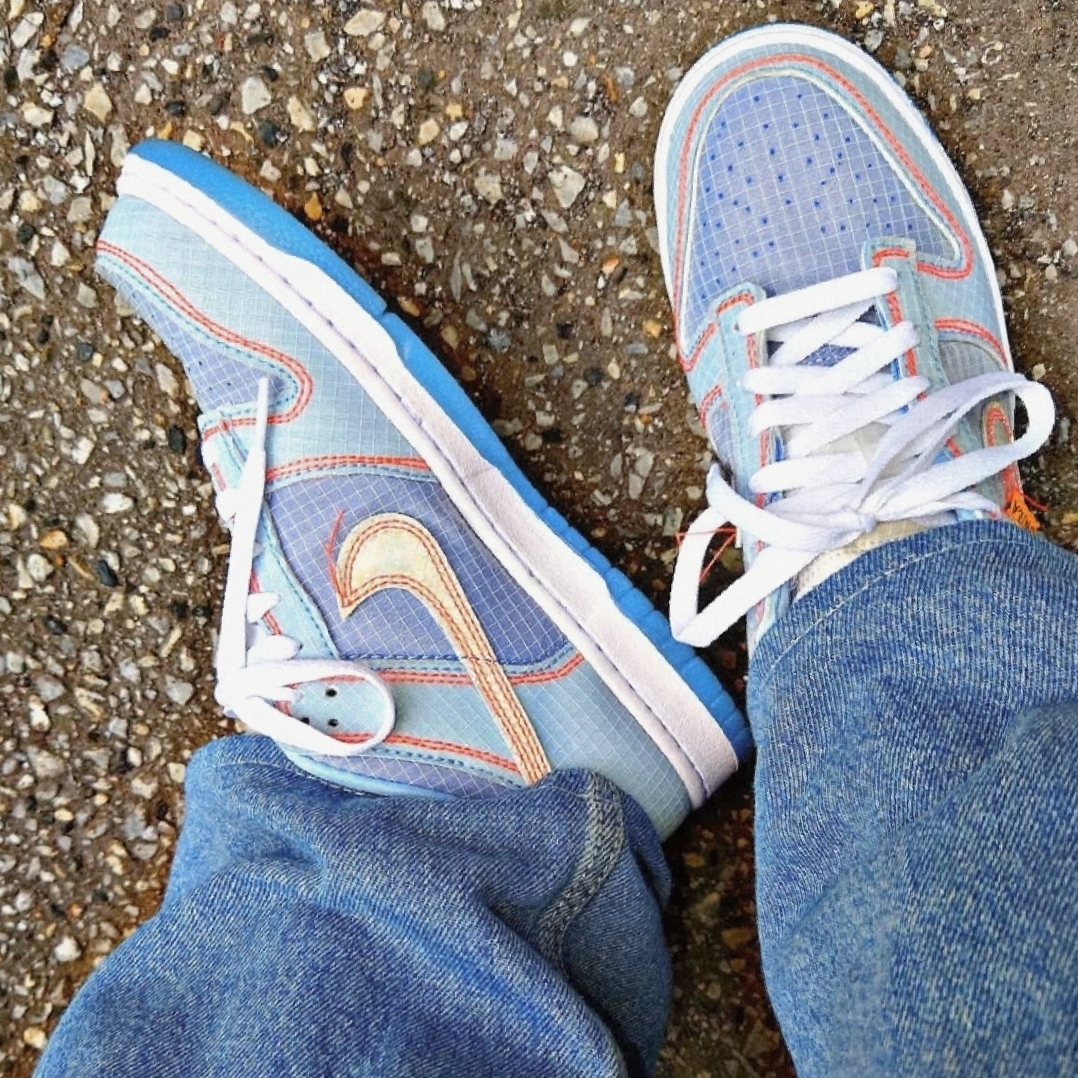 Nike x Union Dunk Low Passport Pack Argon 착용 스타일