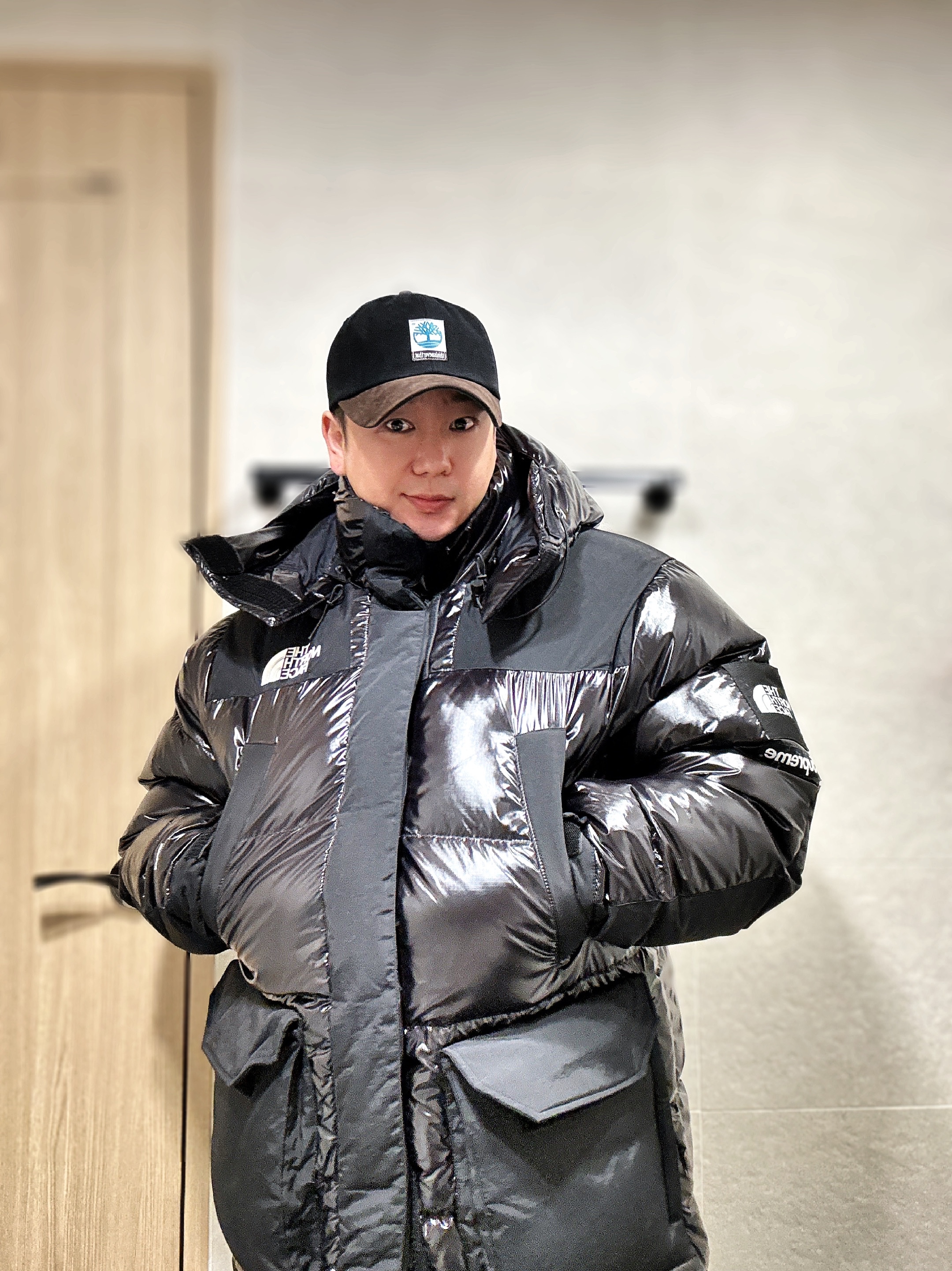 The North Face White Label Slope 3L Jacket Charcoal Grey, Nike x Stussy Air Penny II Rattan and Limestone 착용 스타일 - 8