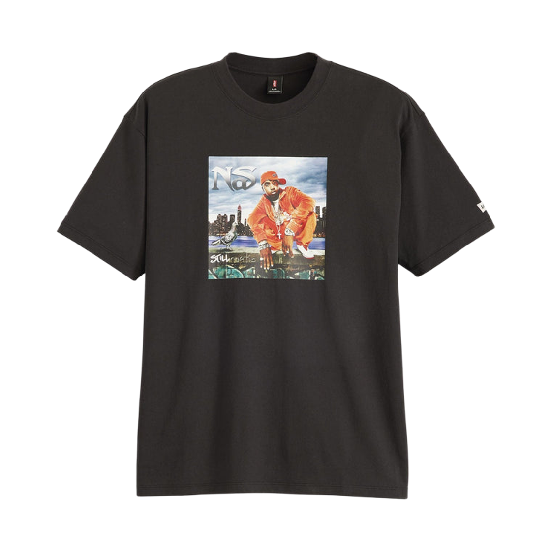 리바이스 x 나스 밴드 티셔츠 블랙(Levi's x Nas Band T-Shirt Black) - 1