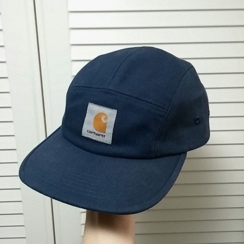 Carhartt Canvas Cap Navy 착용 스타일