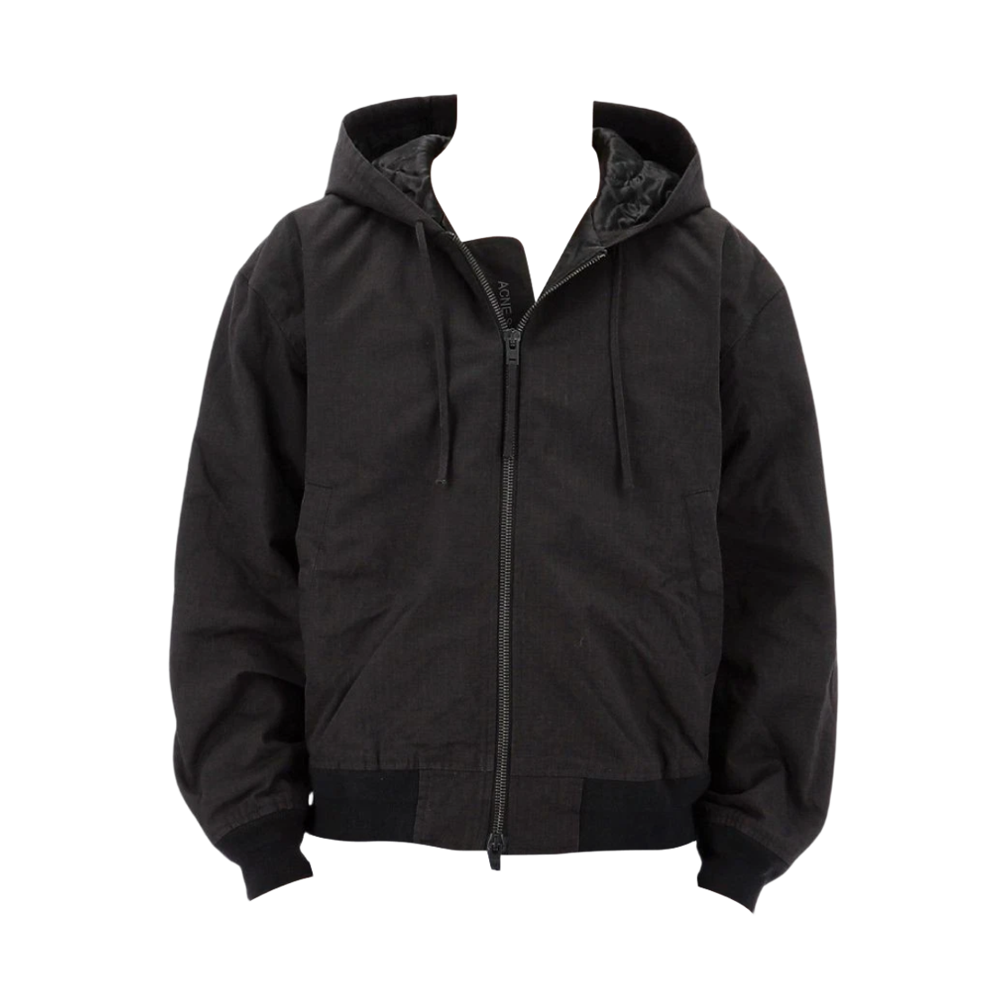 B90765-900 Acne Studios Drawstring Jacket Black