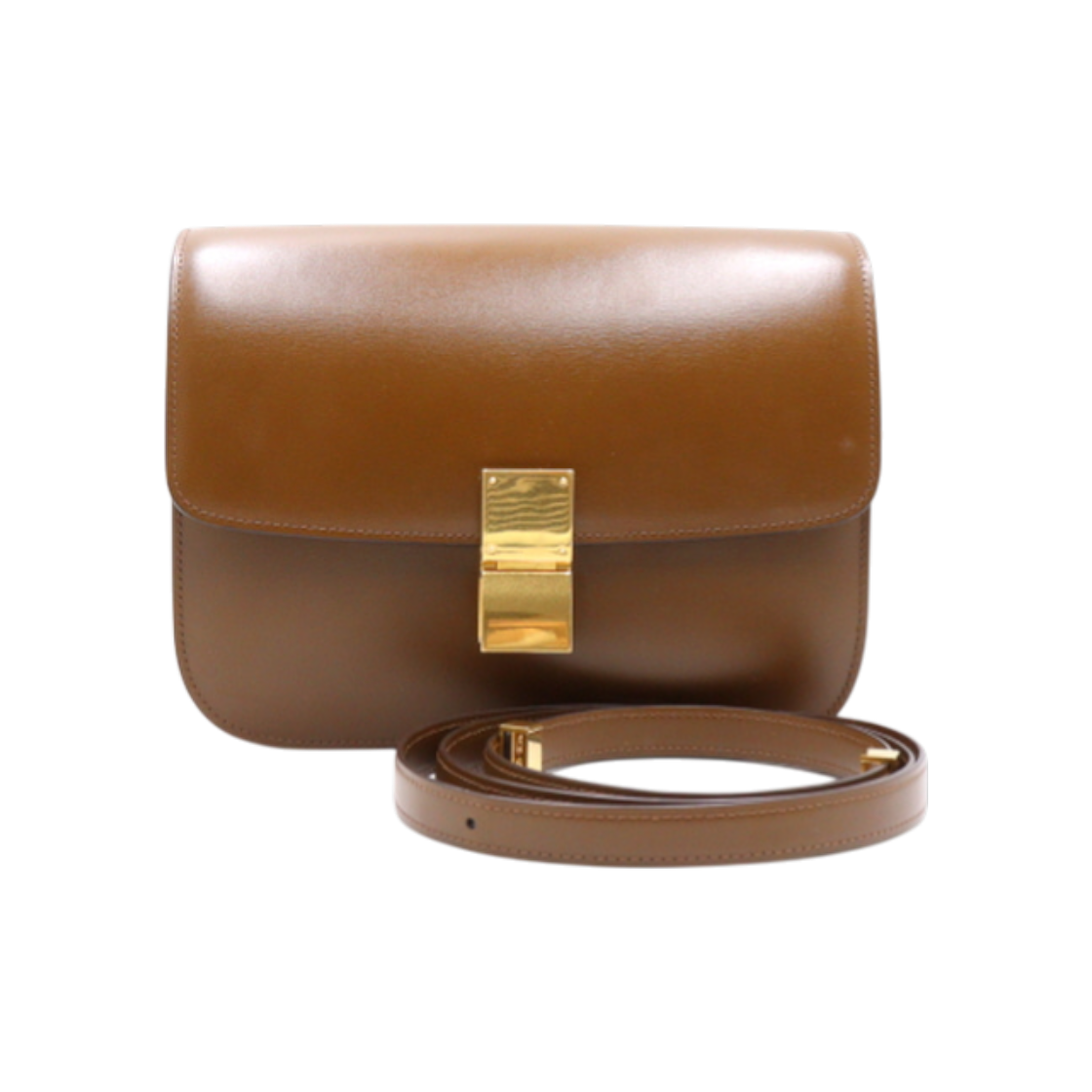 ITJLIMGUUAQA Celine Medium Calfskin Classic Box Shoulder and Crossbody Bag