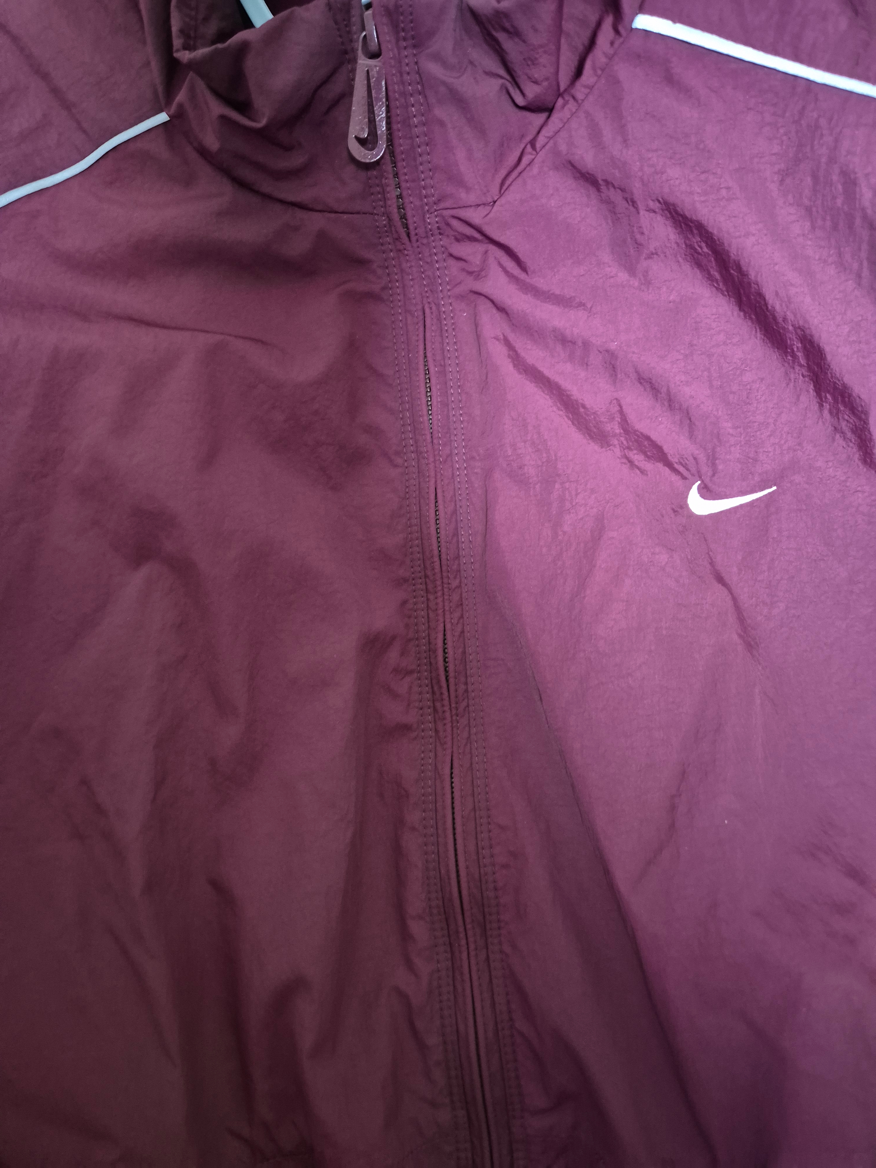 Nike NSW Solo Swoosh Woven Track Jacket Night Maroon - Asia 착용 스타일