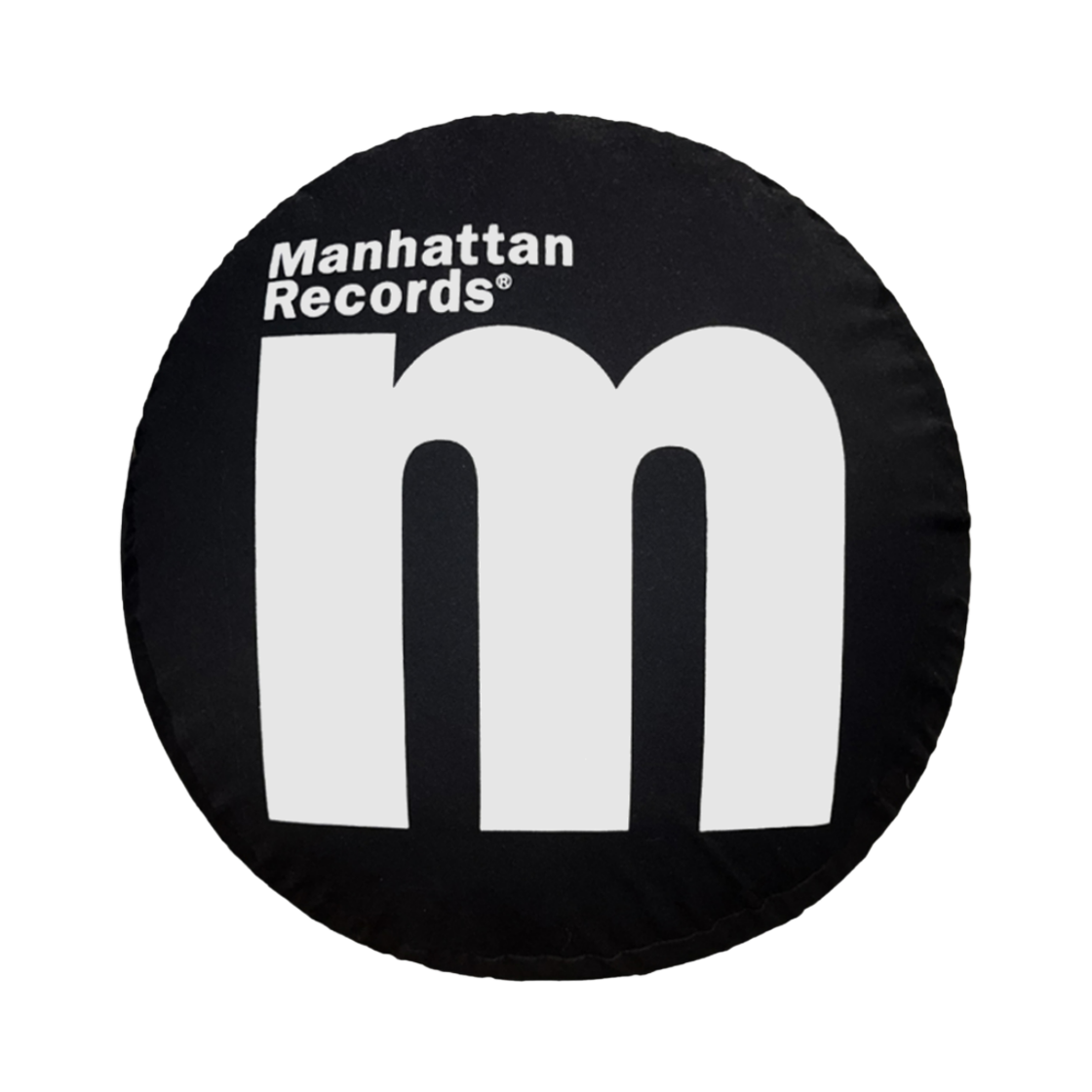 MR24GD001BK0 Manhattan Records Circle Cushion - Black
