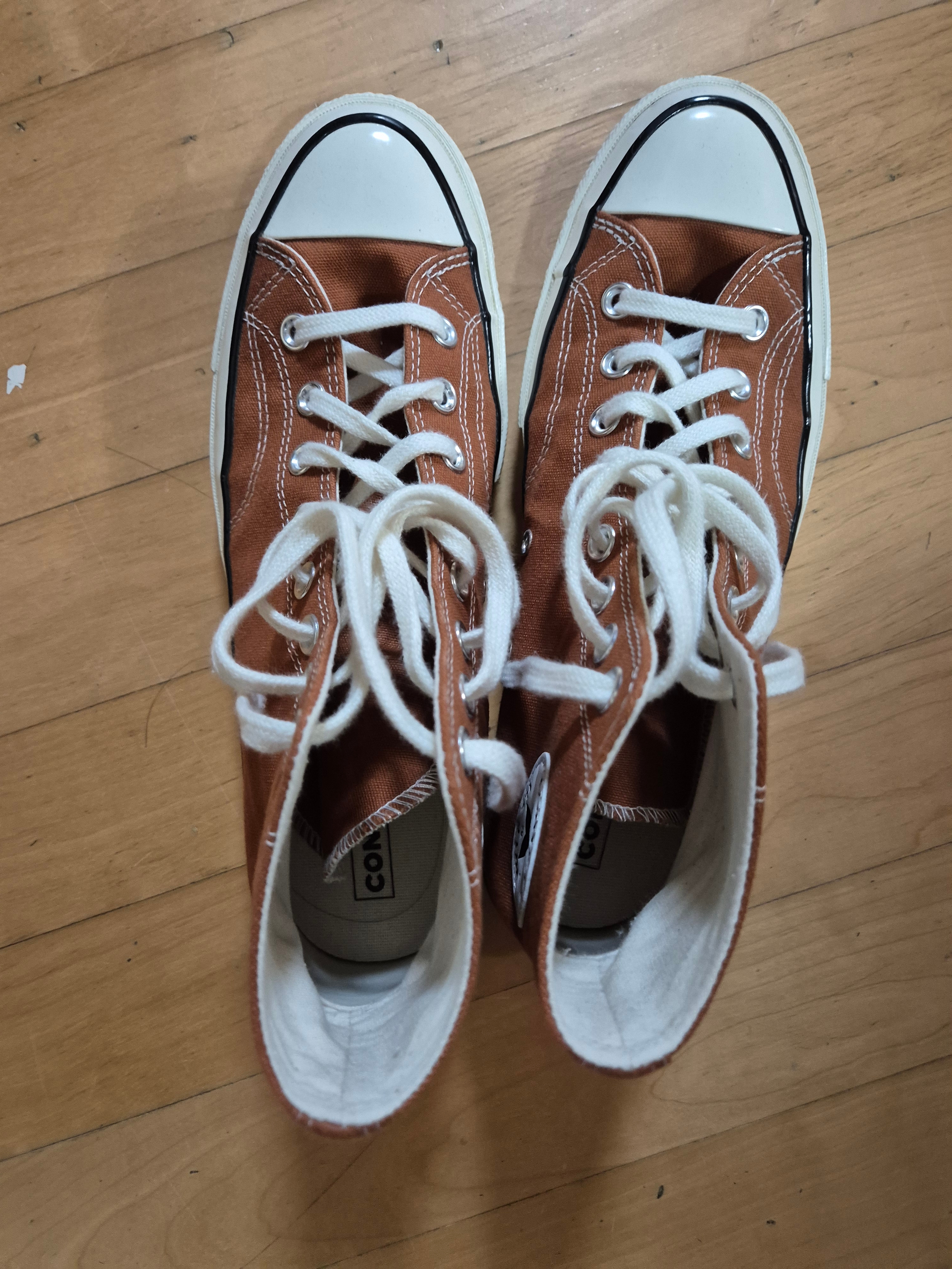 Converse Chuck 70 High Tawny Owl Egret 착용 스타일