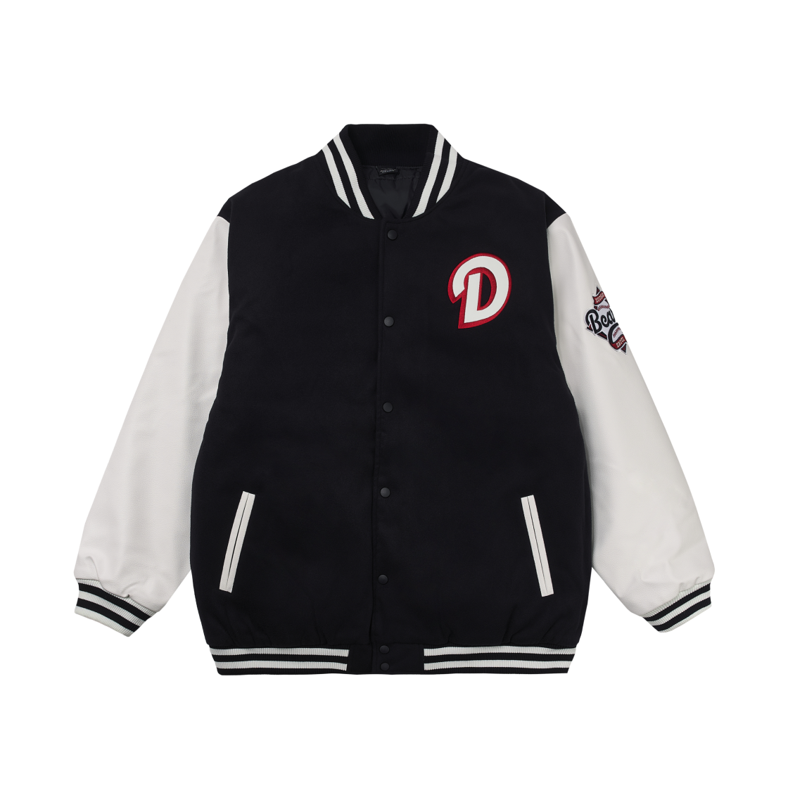 두산 베어스 바시티 팀 자켓 네이비(Doosan Bears Varsity Team Jacket Navy)