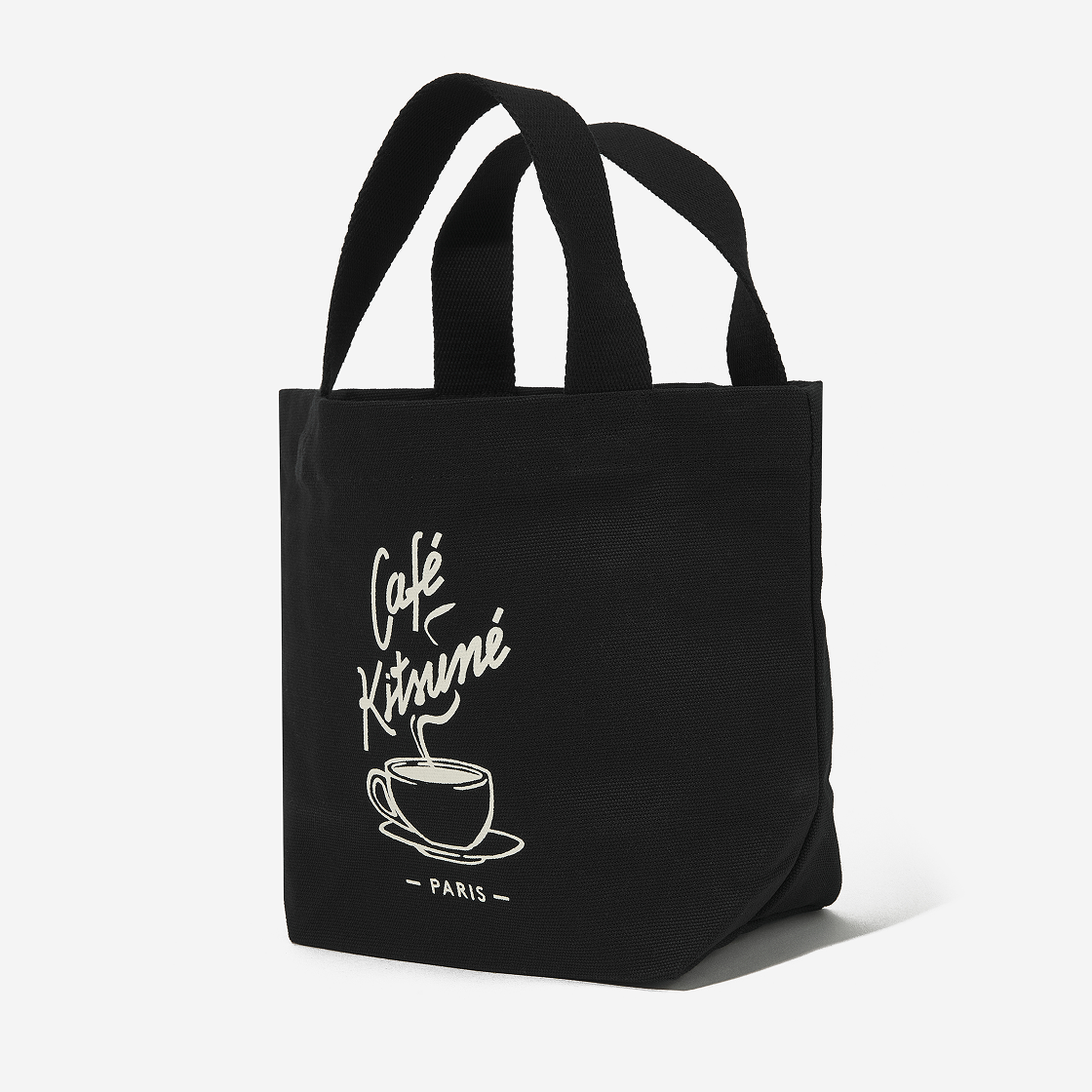 메종 키츠네 카페 키츠네 커피 컵 미니 토트백 블랙(Maison Kitsune Cafe Kitsune Coffee Cup Mini Tote Bag Black) - 3