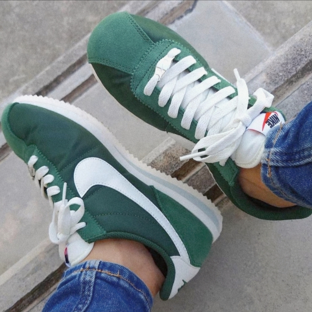(W) Nike Cortez Fir 착용 스타일
