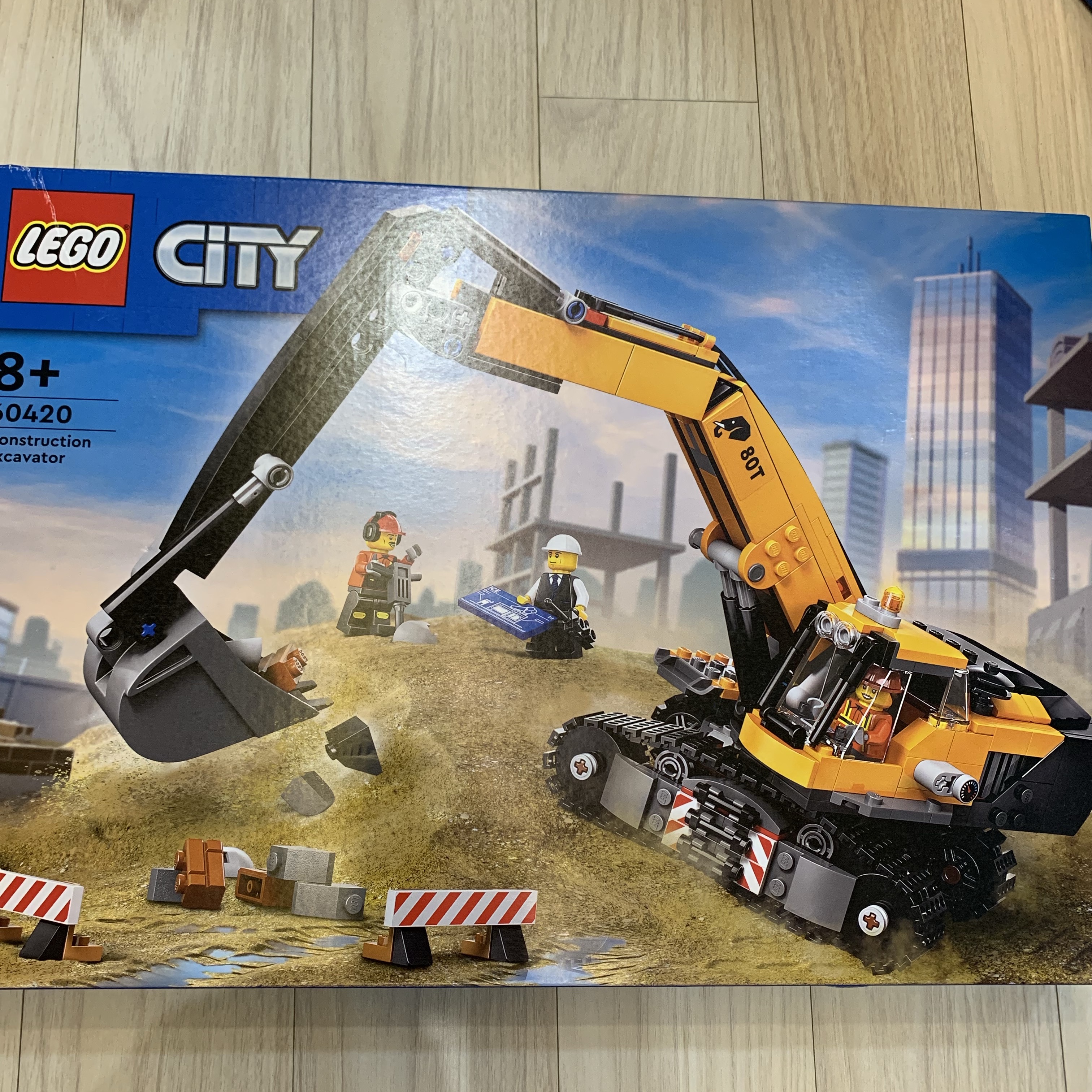 Lego City Construction Excavator 착용 스타일