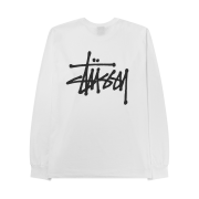 Stussy Basic Stussy LS T-Shirt White 2023
