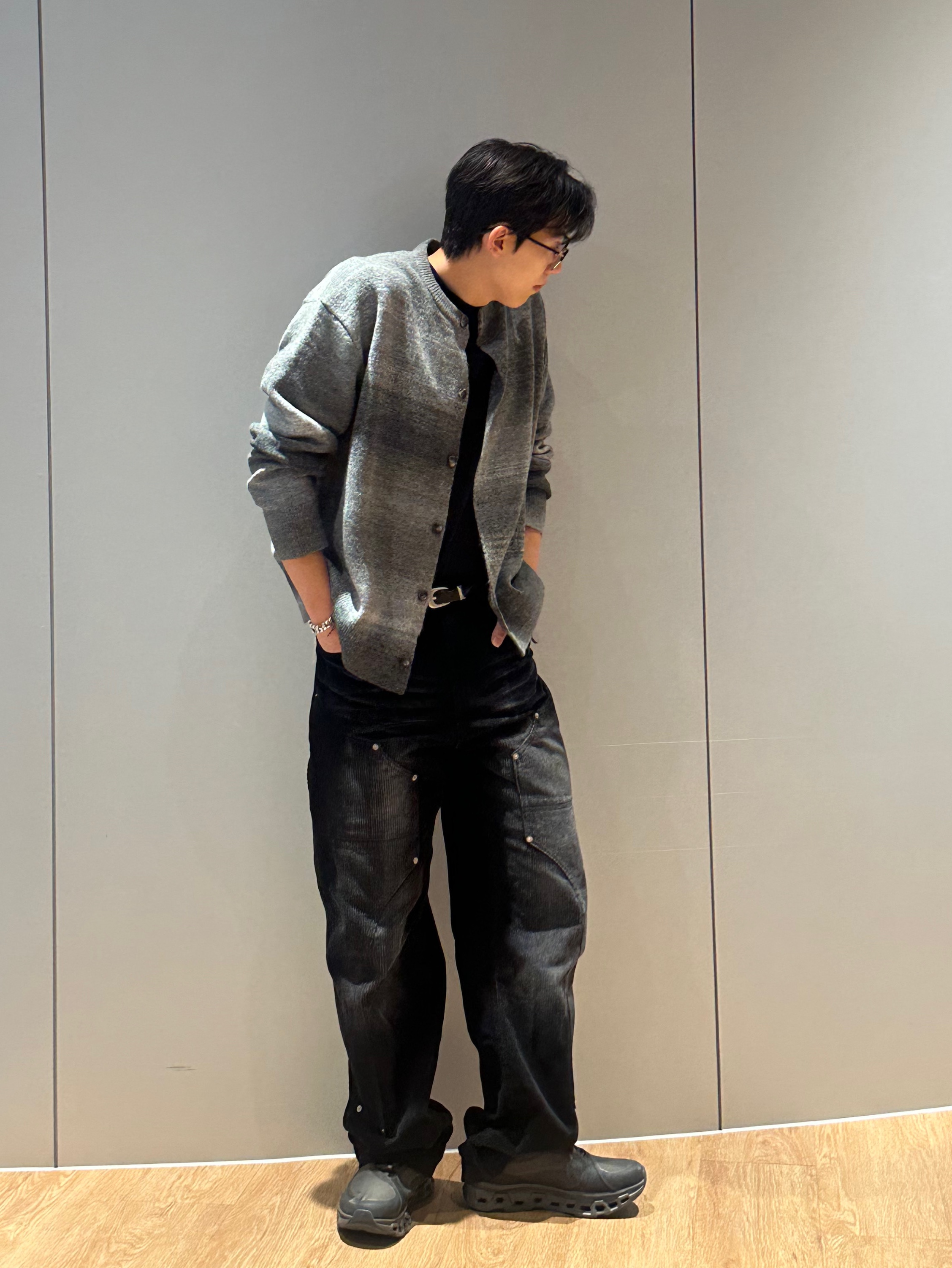 On Running x Post Archive Faction (Paf) Cloudmonster 2 Thorn Brown 착용 스타일