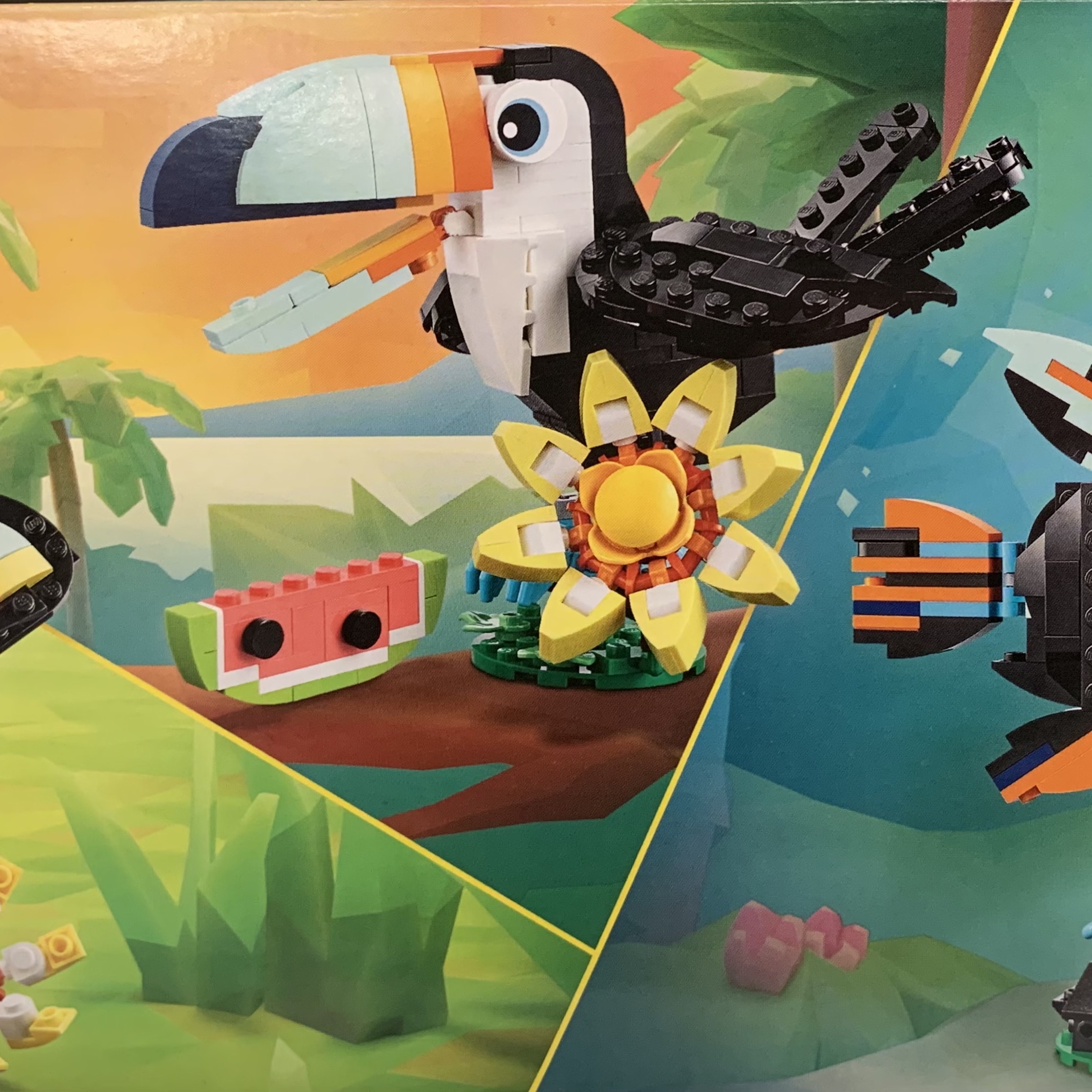 Lego Wild Animals: Tropical Toucan 착용 스타일