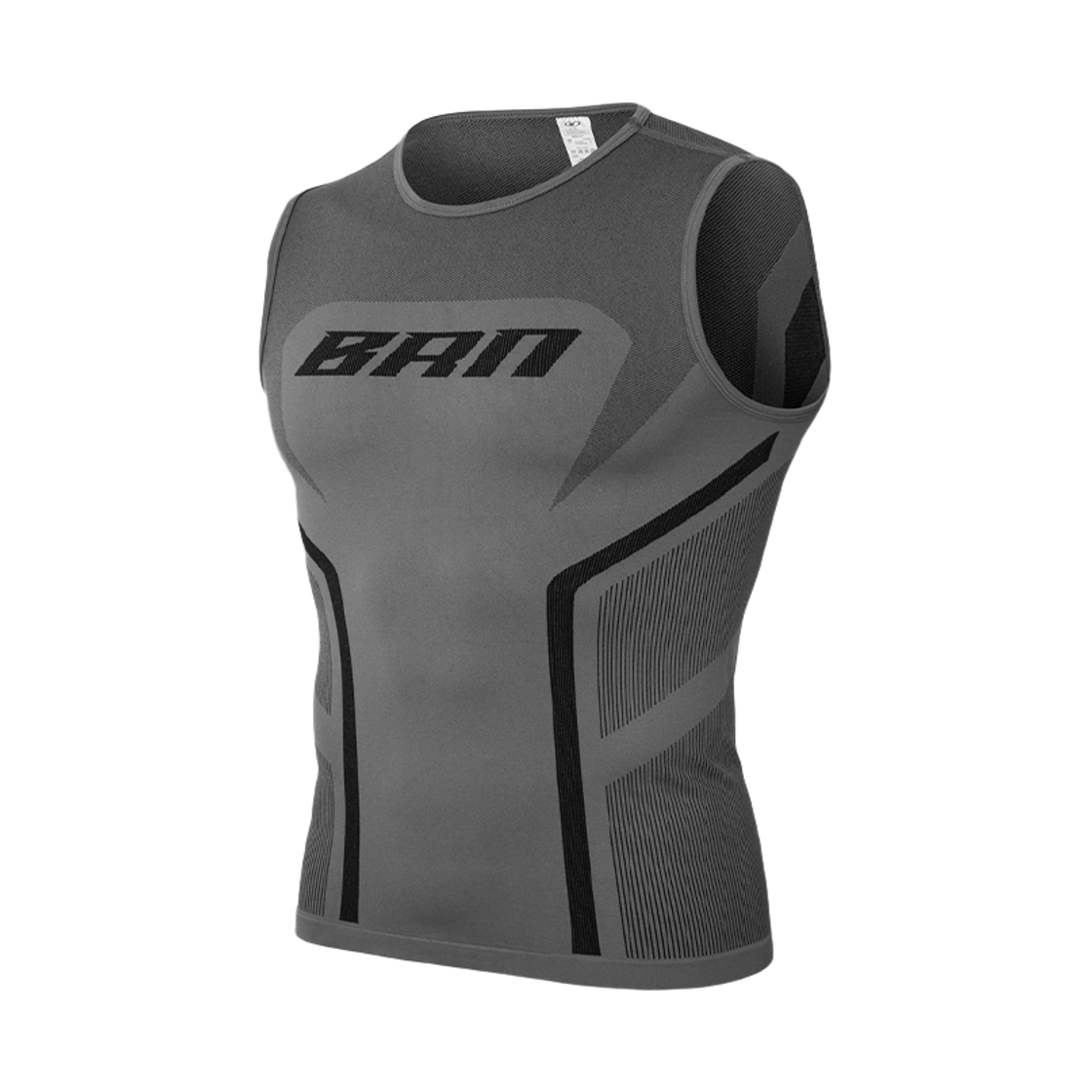 BG3MXT276CH BORN TO WIN BRN Eclipse Seamless Sleeveless Charcoal