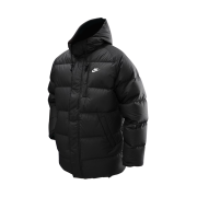 Nike NSW Club Therma-Fit Parka Black White - Asia