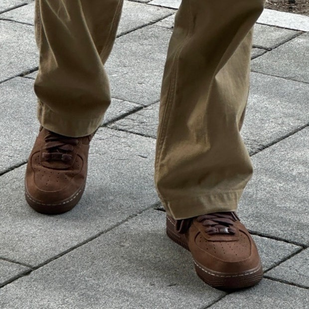 (W) Nike Air Force 1 '07 Cacao Wow 착용 스타일