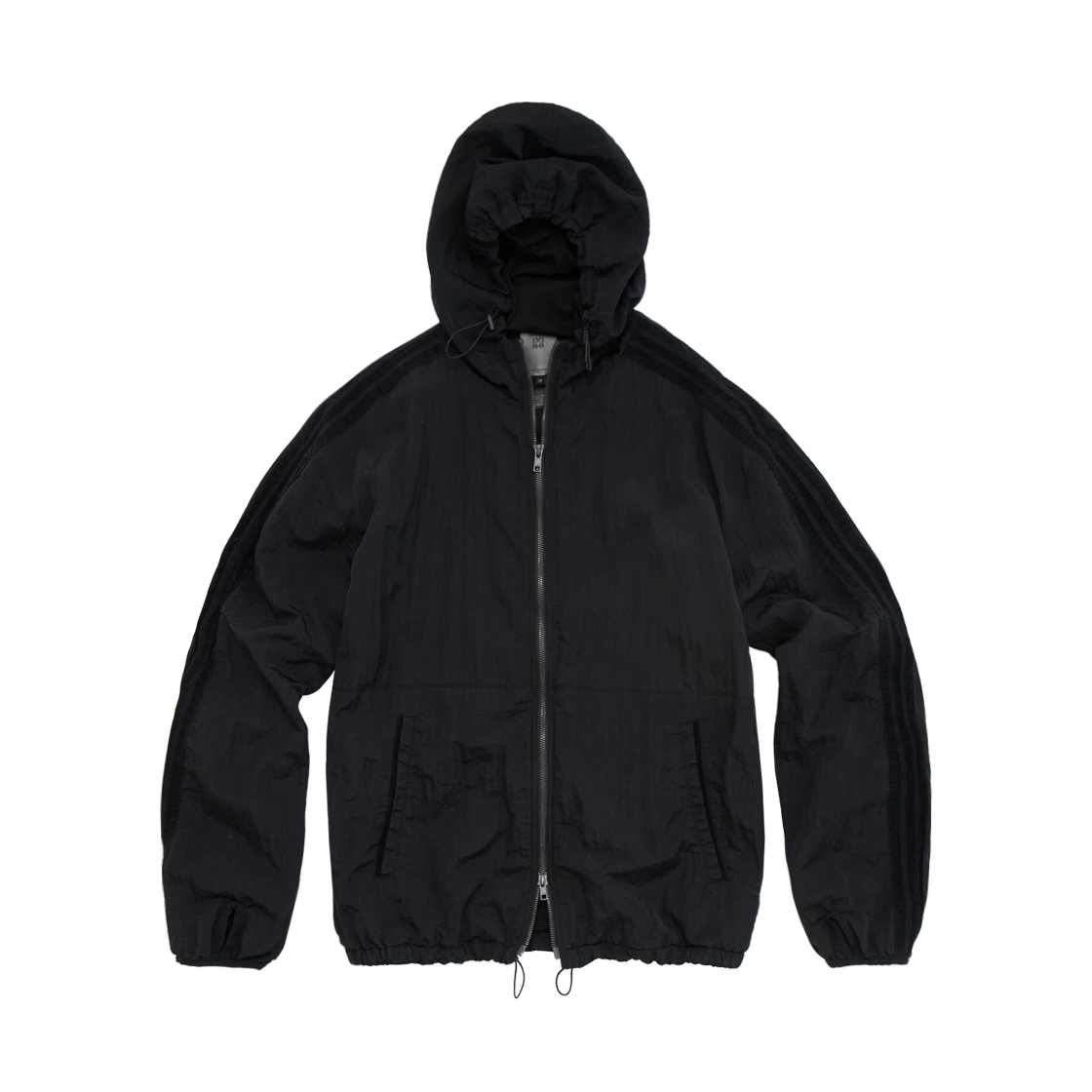 PL5LJU9026B0 Polyteru Old School Track Zip Hoodie Black