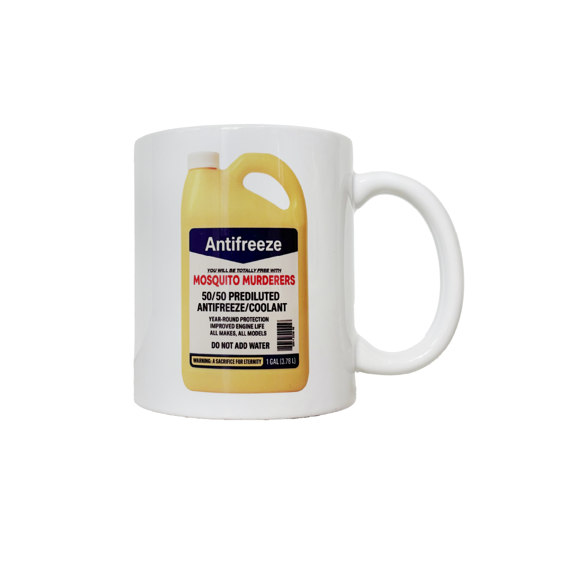 모스키토 머더러스 x 부고니아 웨이컵 웨이컵 웨이컵  머그(Mosquito Murderers x BUGONIA WAKE UP WAKE UP WAKE UP Mug)