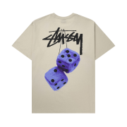 Stussy Fuzzy Dice T-Shirt Smoke