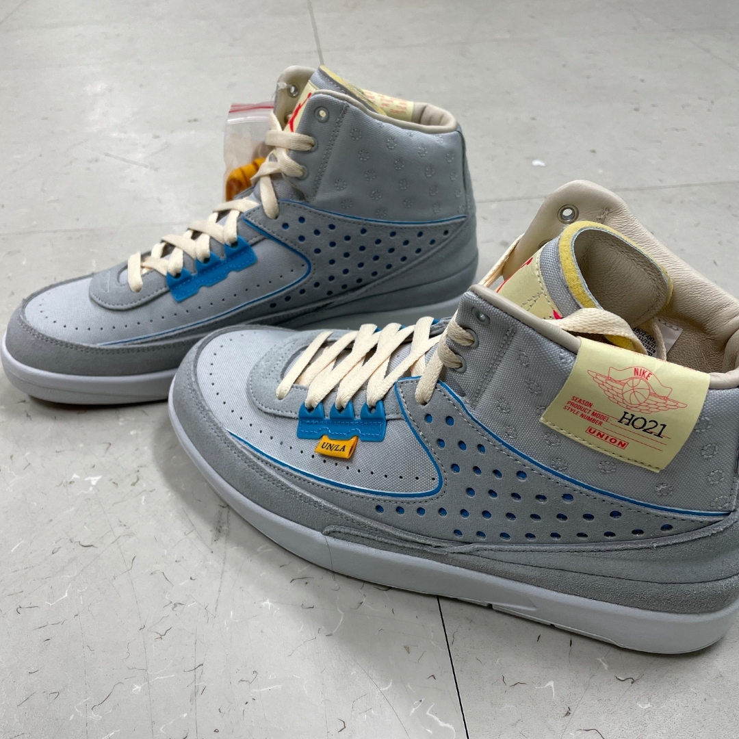 Jordan 2 x Union Retro SP Grey Fog 착용 스타일
