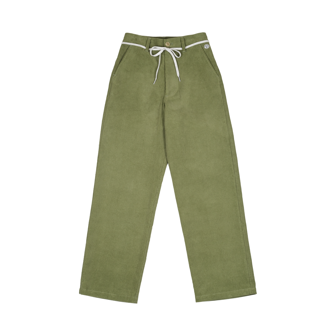 A-122 mmogarden W mmo Corduroy Pants Green Bean