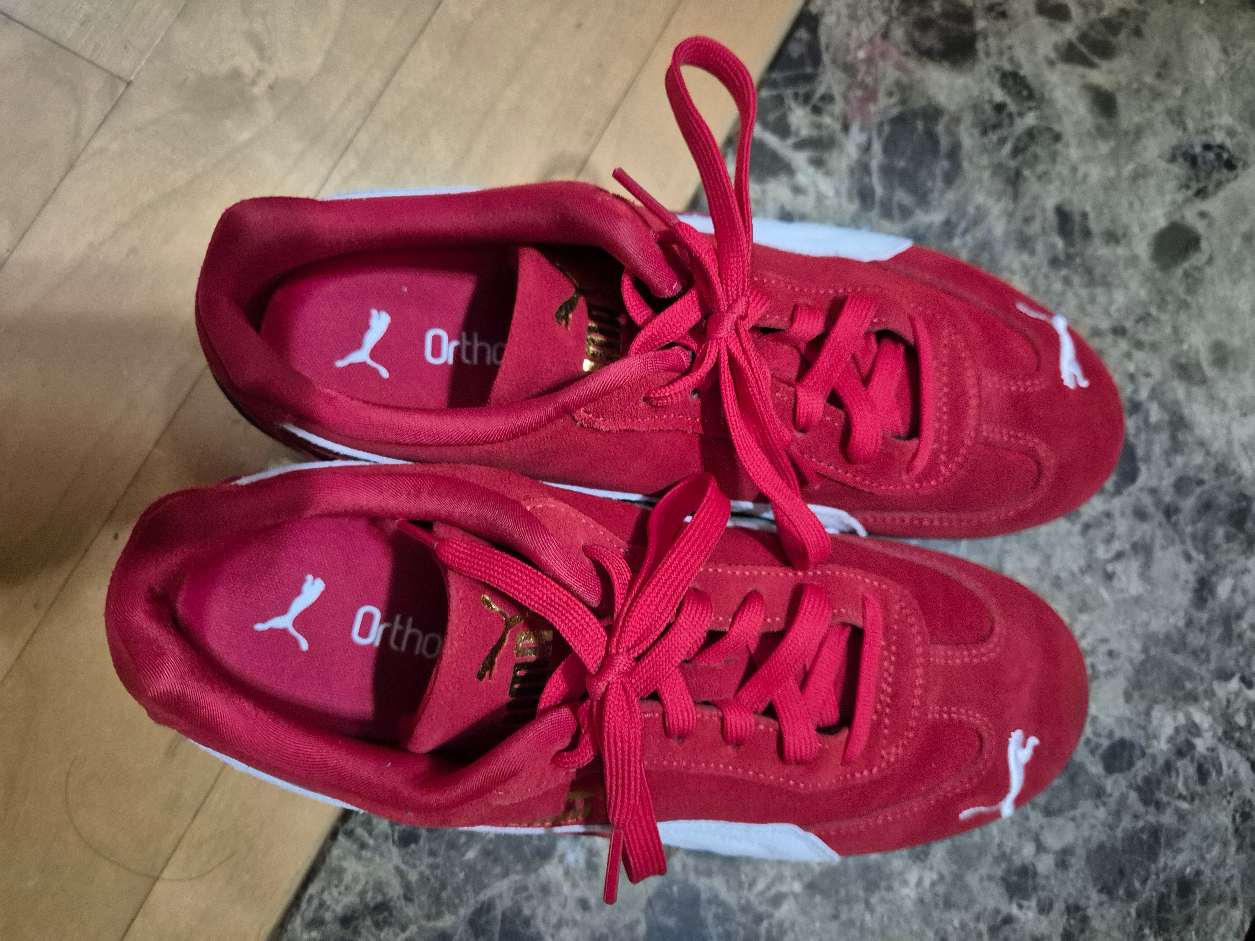Puma Speedcat OG Red White 착용 스타일