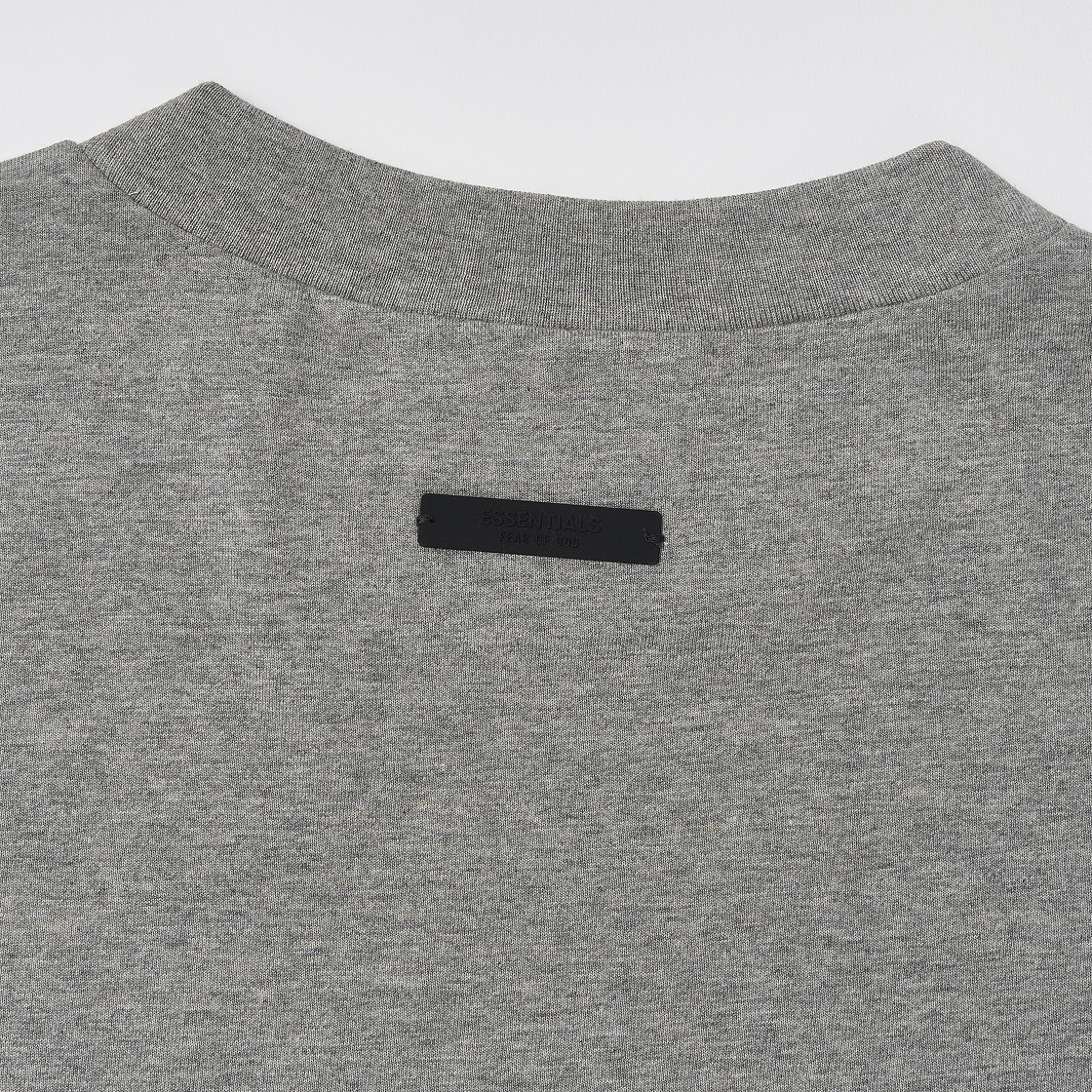 에센셜 저지 크루넥 티셔츠 다크 헤더 - 24FW(Essentials Jersey Crewneck Tee Dark Heather - 24FW) - 4