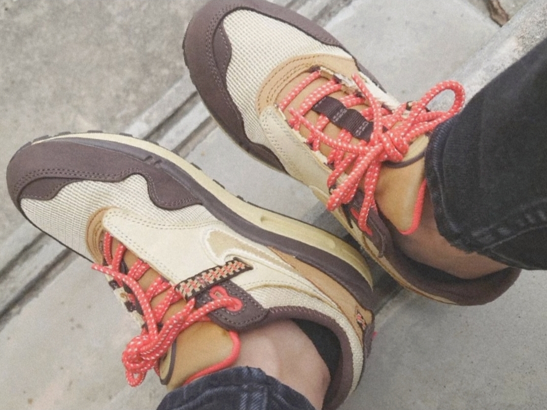 Nike x Travis Scott Air Max 1 Cact.us Brown 착용 스타일