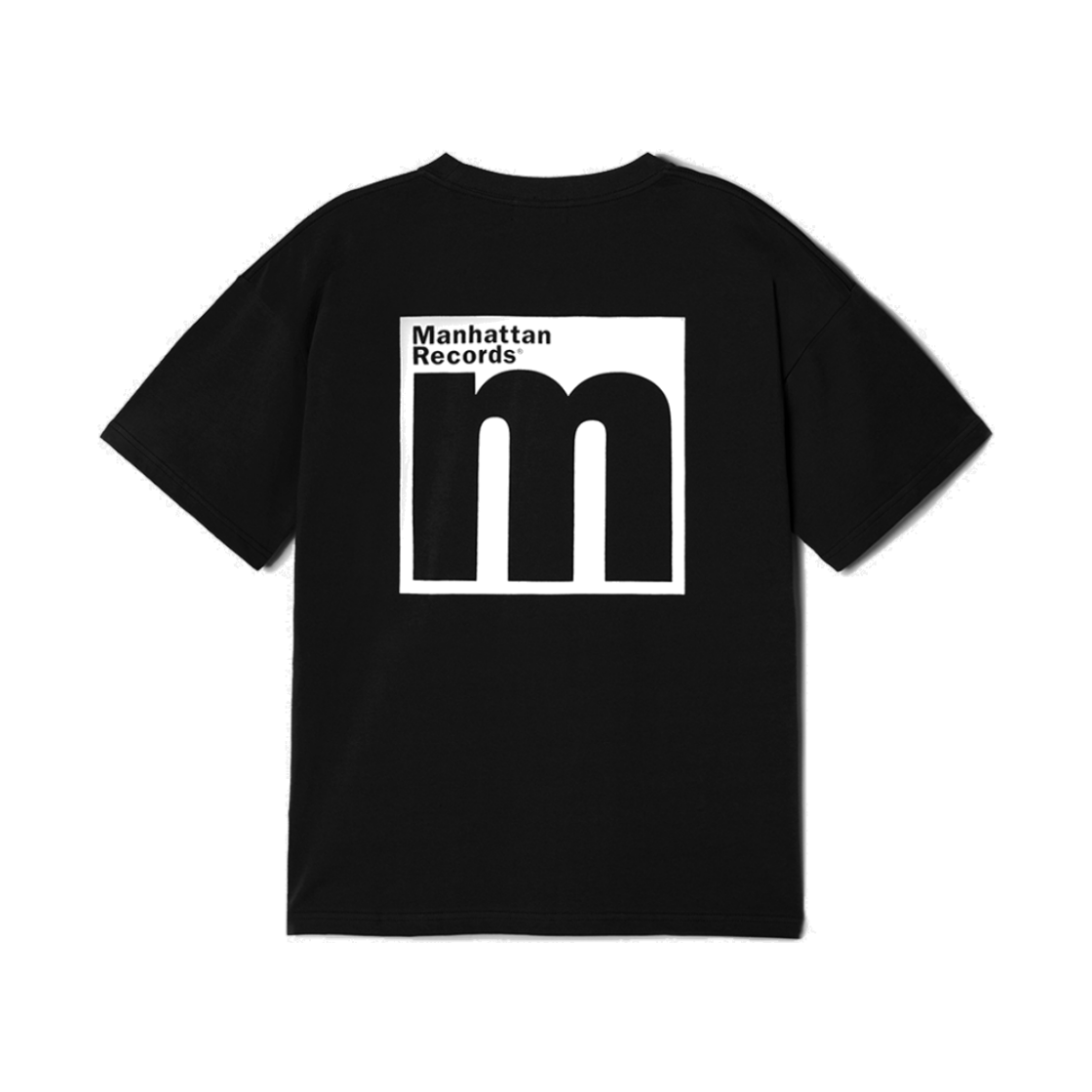 MR24SS001BK Manhattan Records M Logo T-shirt - Black