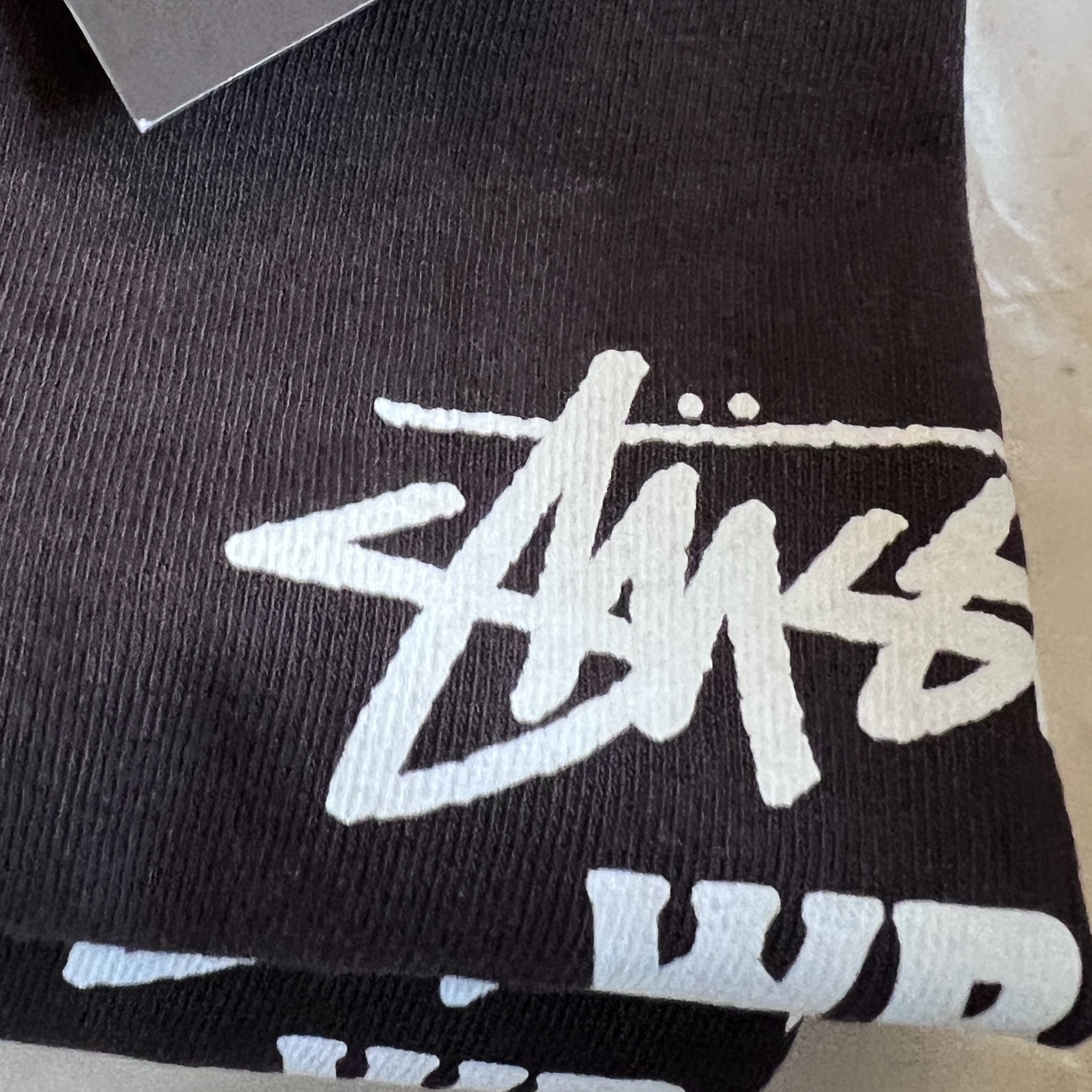 Stussy x Wales Bonner Ocean Song T-Shirt Brown 착용 스타일