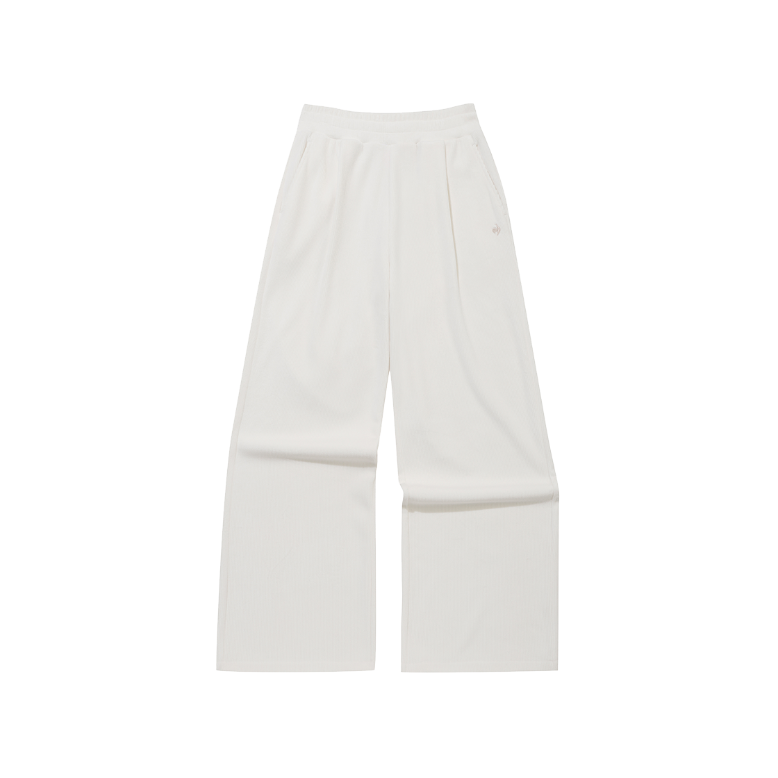 QQ422OFPO3_IVY0 le coq sportif Women's Loose Fit Vel-duroy Pants Ivory