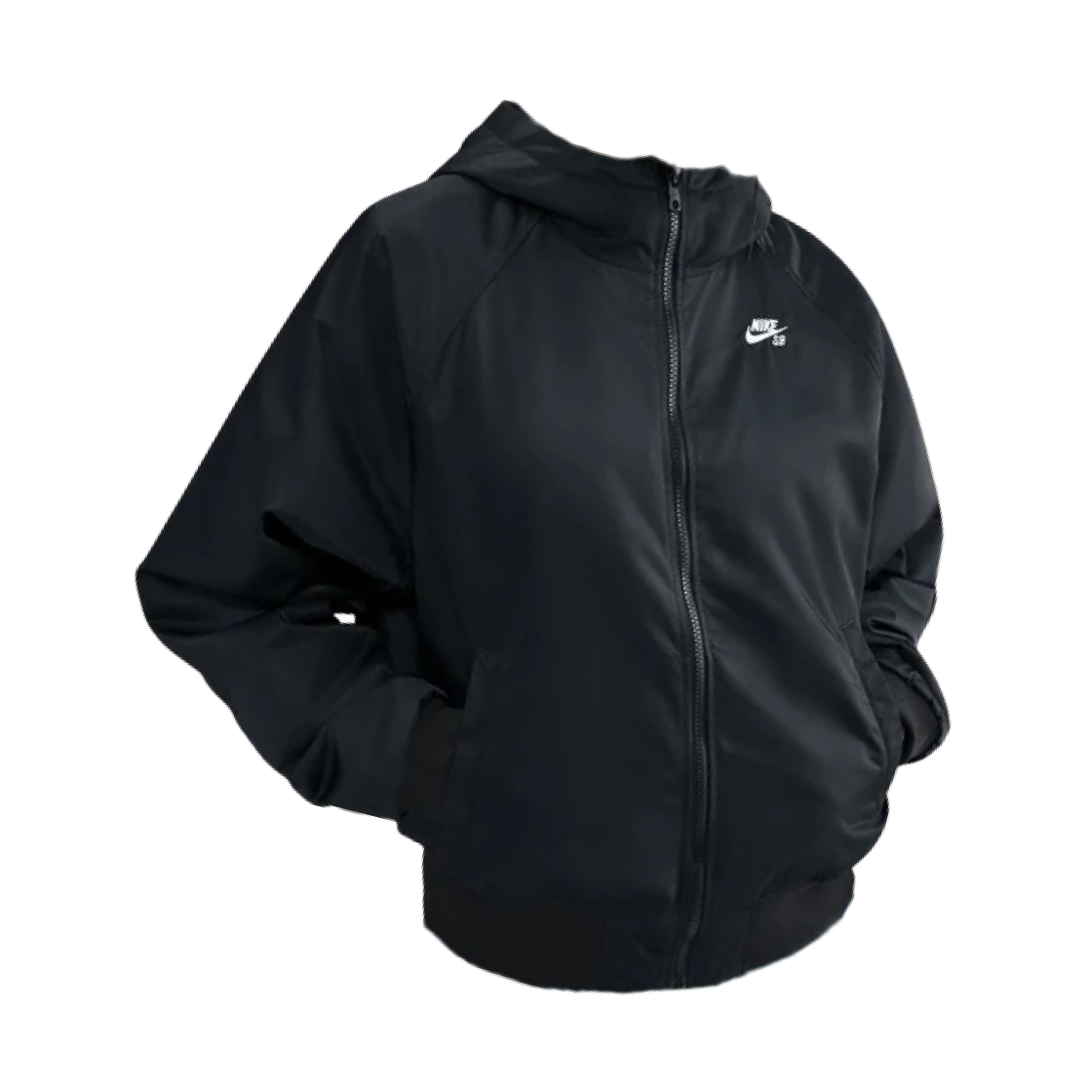 나이키 SB 스케이트보딩 자켓 블랙 화이트 - 아시아