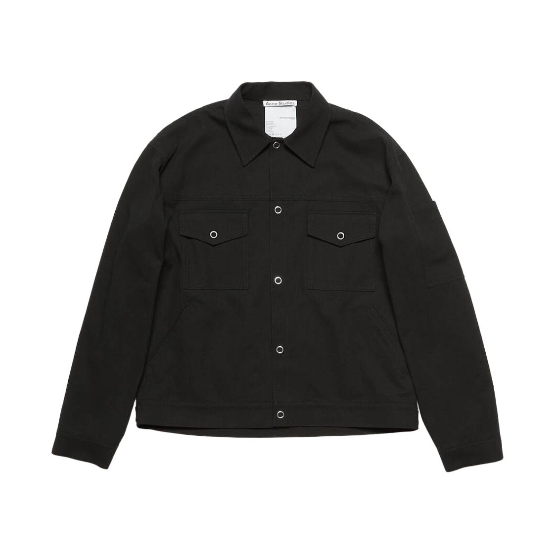 B90731-900 Acne Studios Twill Jacket Black