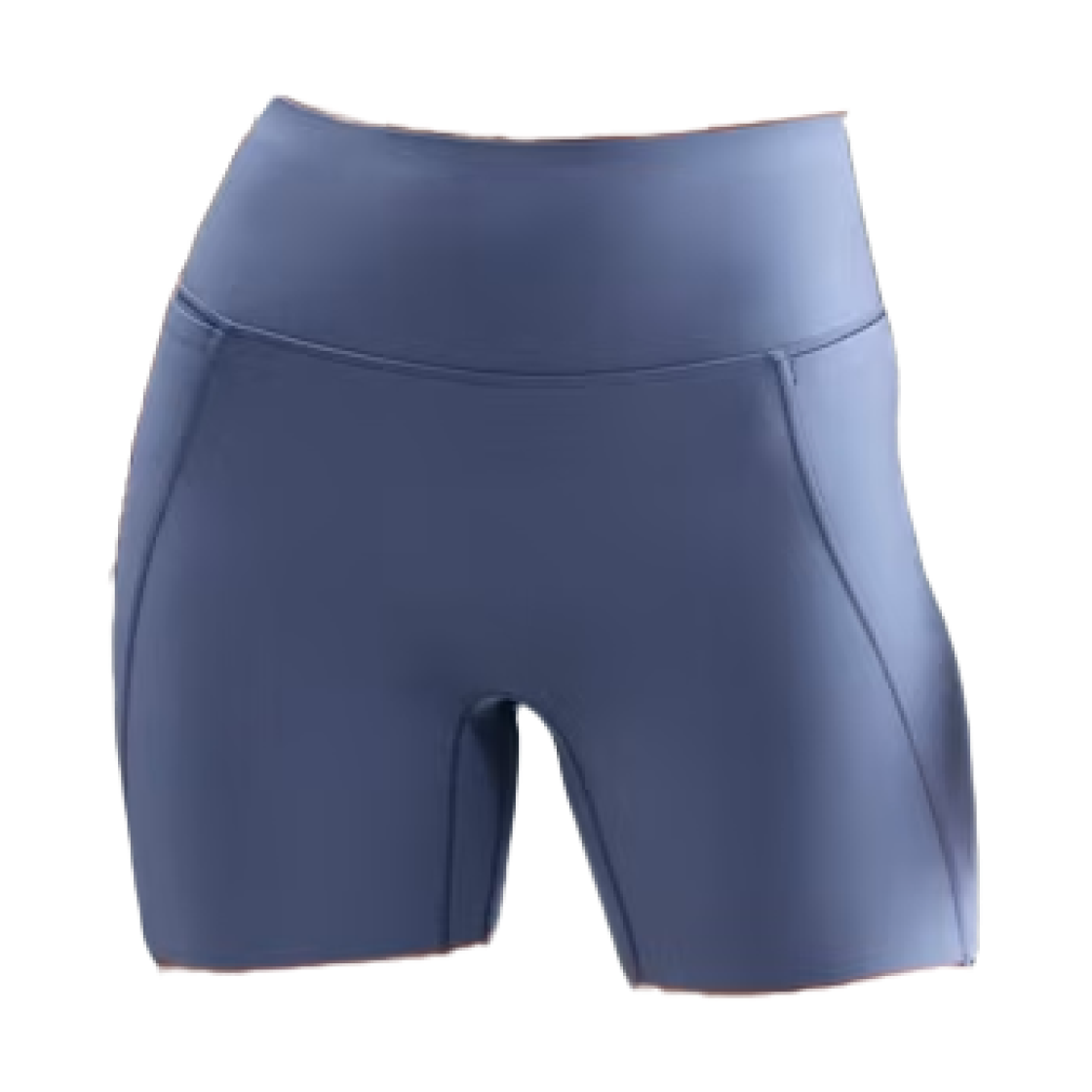 (W) 나이키 유니버사 하이웨이스트 5인치 노 프론트 심 바이커 쇼츠 월드 인디고 샌디드 퍼플 - 아시아((W) Nike Universa High-Waisted 5 Inch Biker Shorts with No Front Seam World Indigo Sanded Purple - Asia) - 1