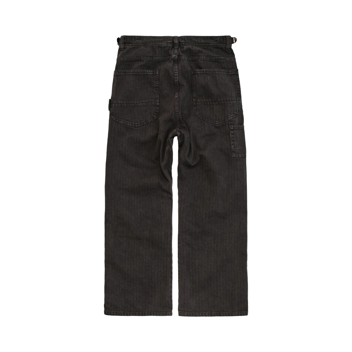 폴리테루 헤링본트윌 더블 니 팬츠 브라운(Polyteru HBT Double Knee Pants Brown) - 2